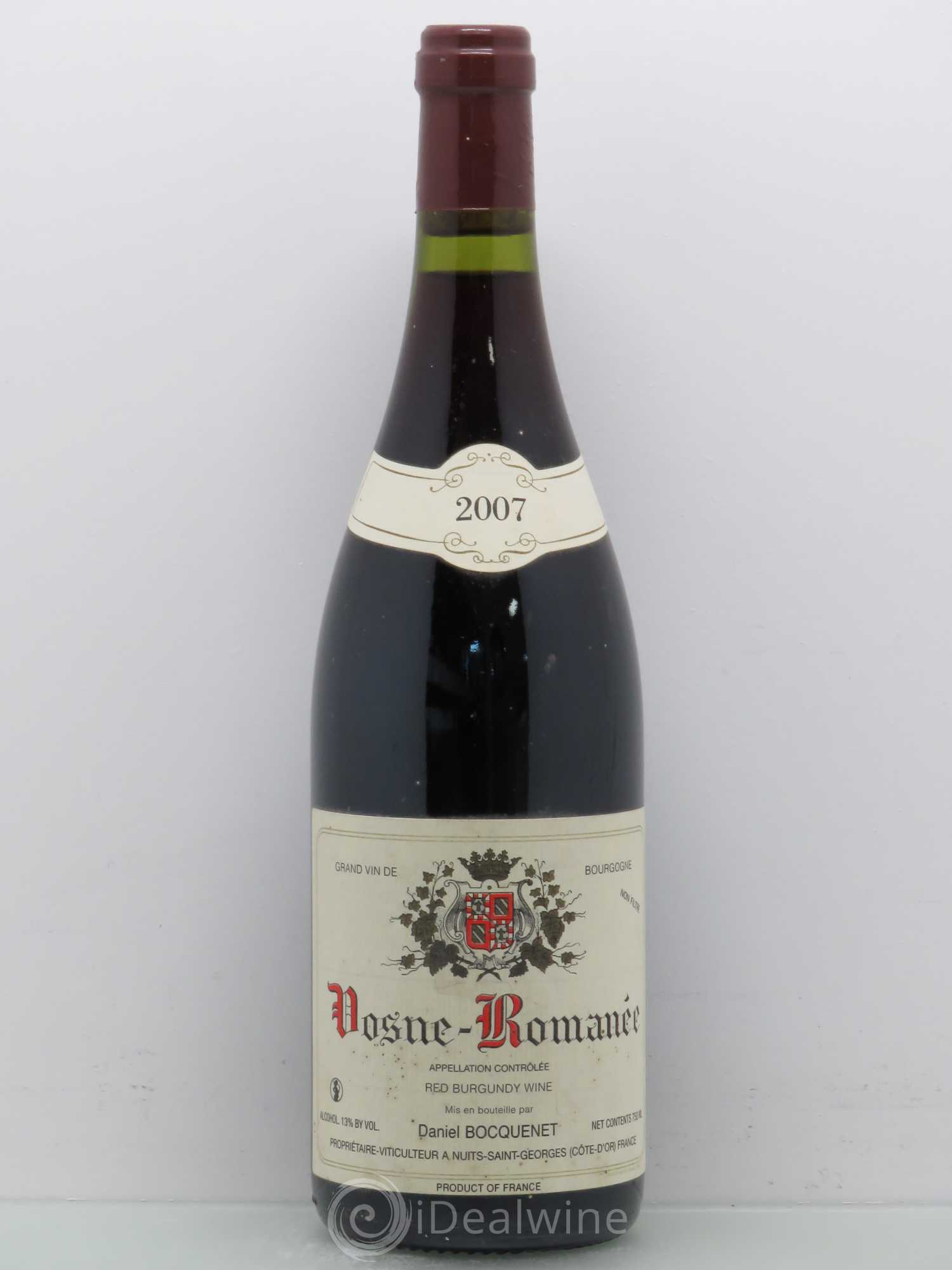 Vosne-Romanée Domaine Bocquenet 2007 - Posten von 1 Flasche - 0