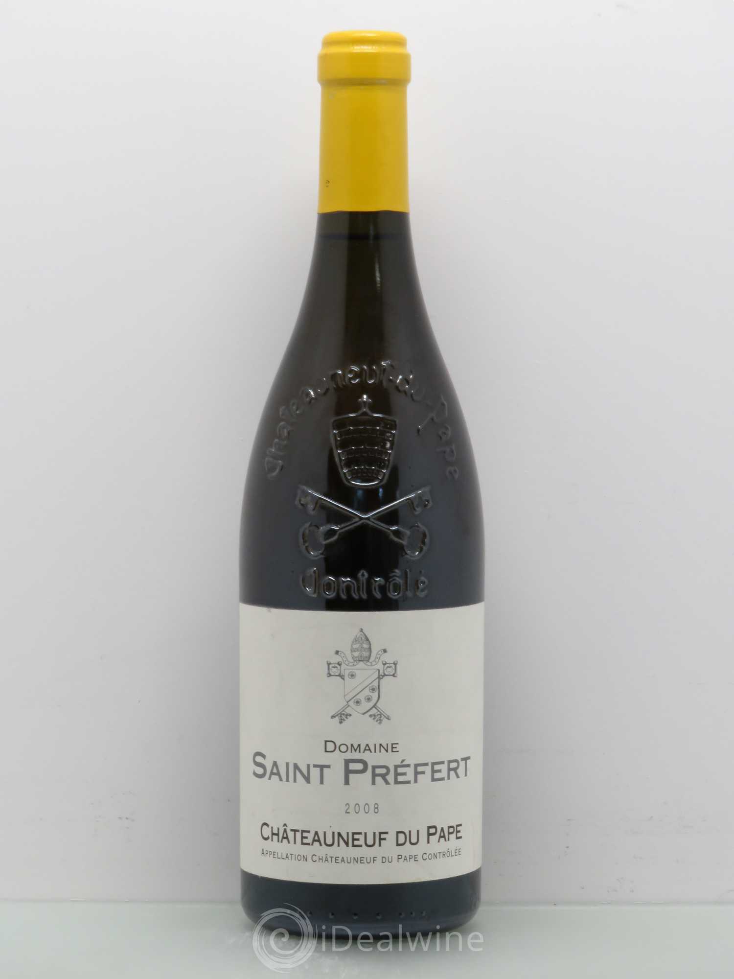 Châteauneuf-du-Pape Domaine de Saint Préfert 2008 - Lot de 1 bouteille - 0