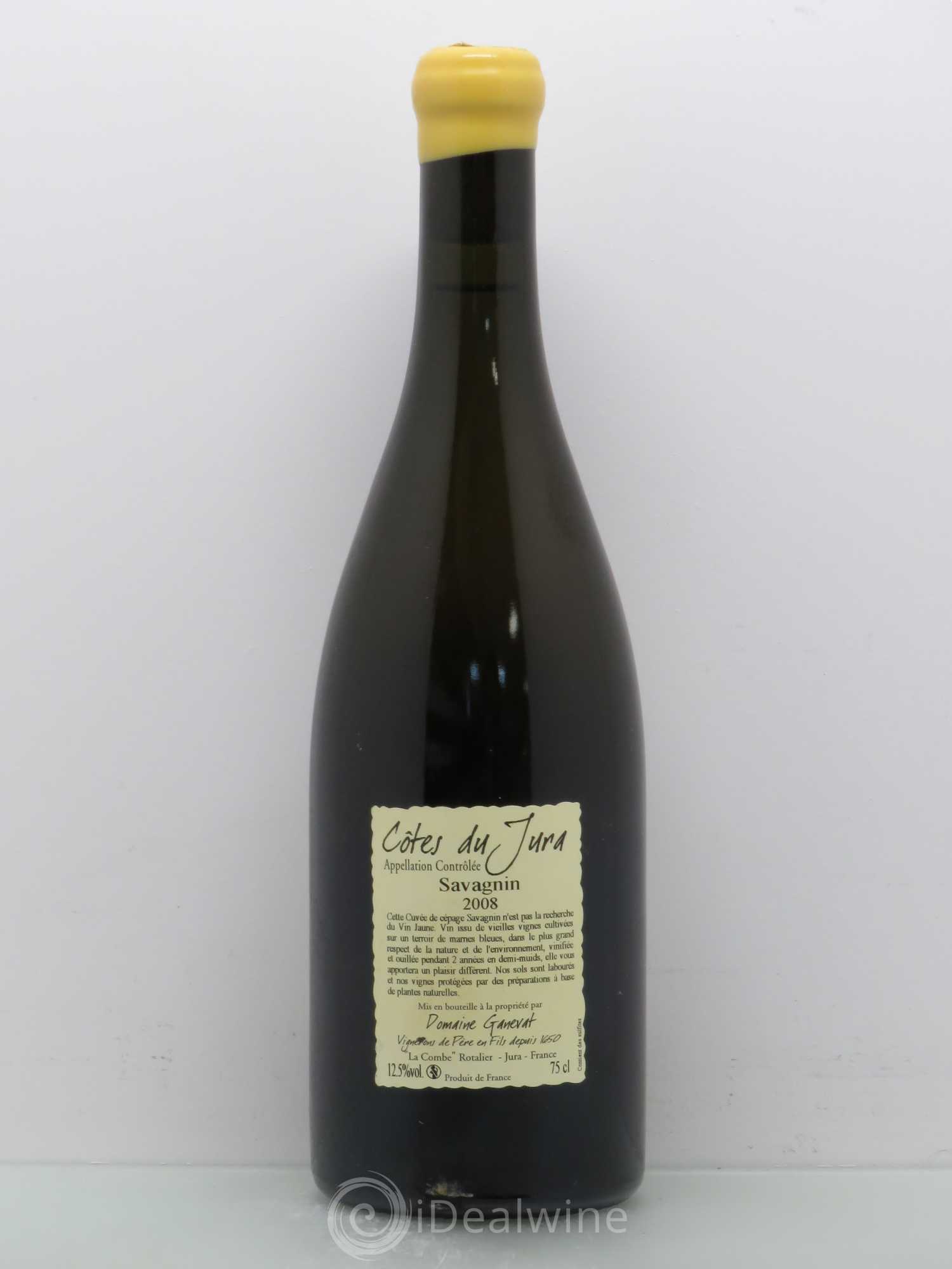 Côtes du Jura Les Chalasses Marnes Bleues Jean-François Ganevat (Domaine) 2008 - Lot de 1 bouteille - 1