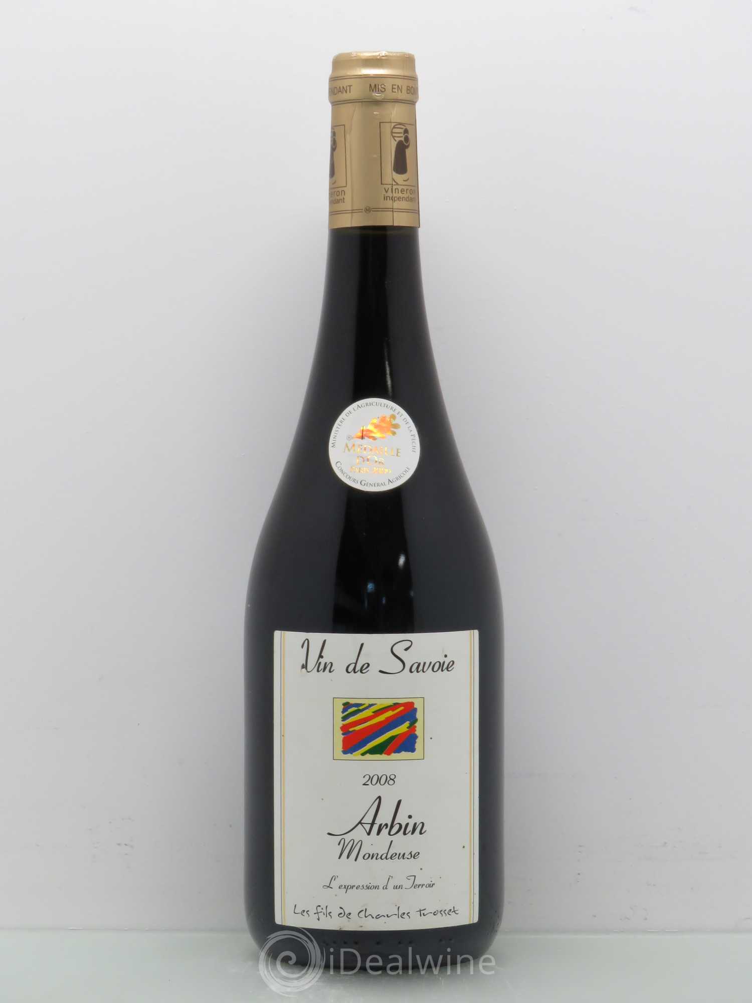 Vin de Savoie Arbin Mondeuse Louis Magnin Confidentiel 2008 - Lot de 1 bouteille - 0