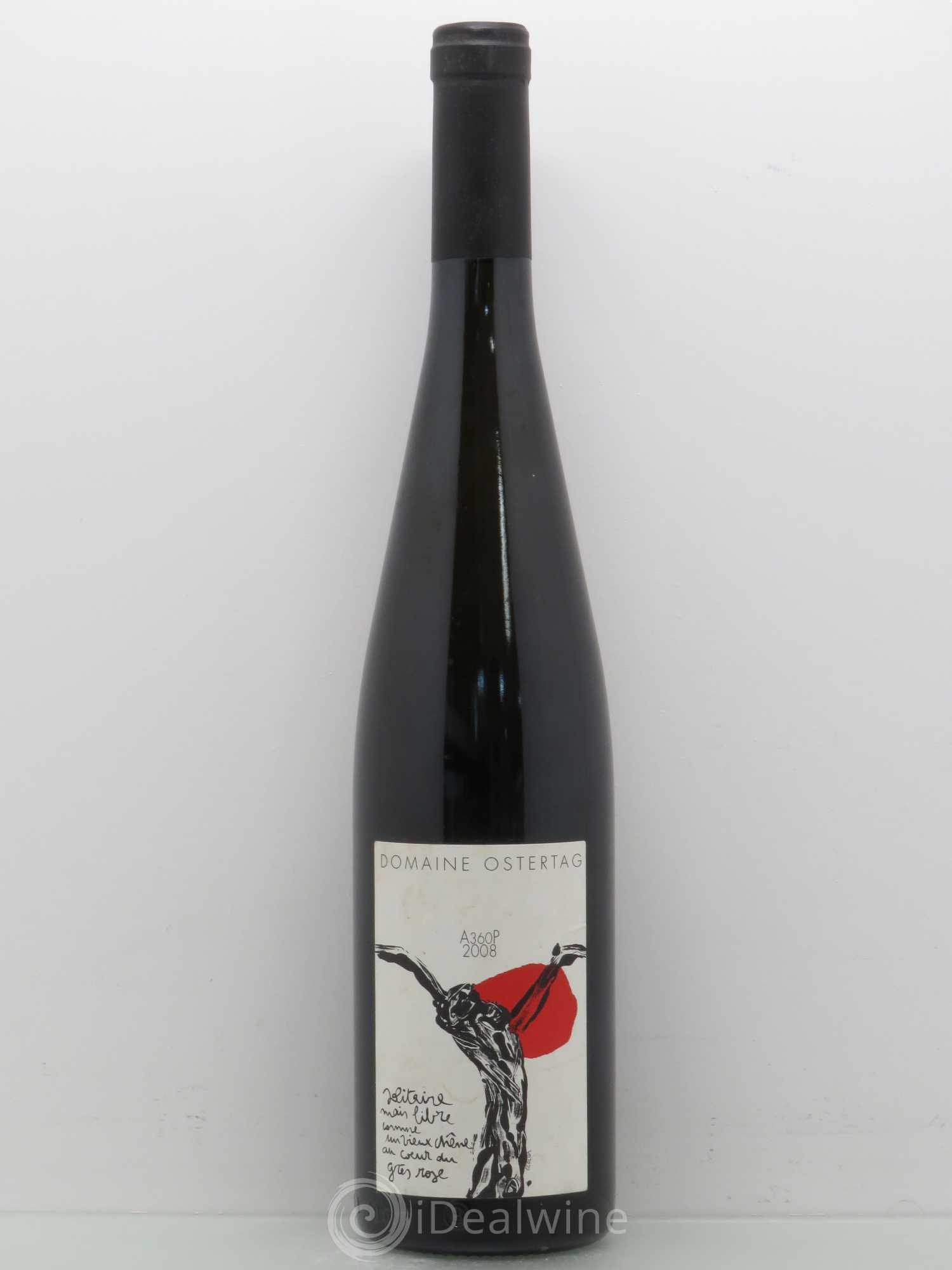 Alsace Pinot Gris Grand Cru Muenchberg A360P Ostertag (Domaine) 2008 - Lot de 1 bouteille - 0