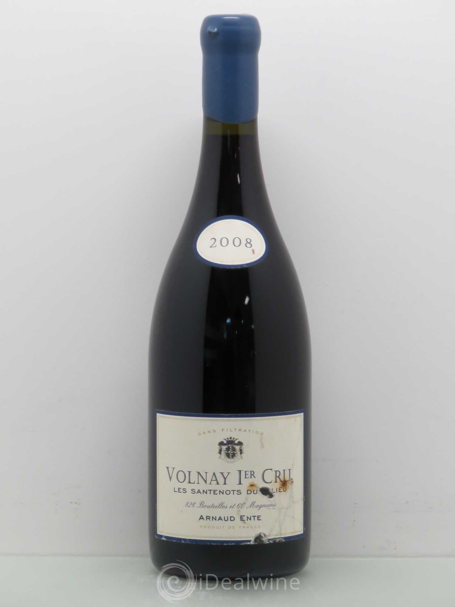 Volnay 1er Cru Santenots du Milieu - Domaine Ente 2008 - Posten von 1 Flasche - 0