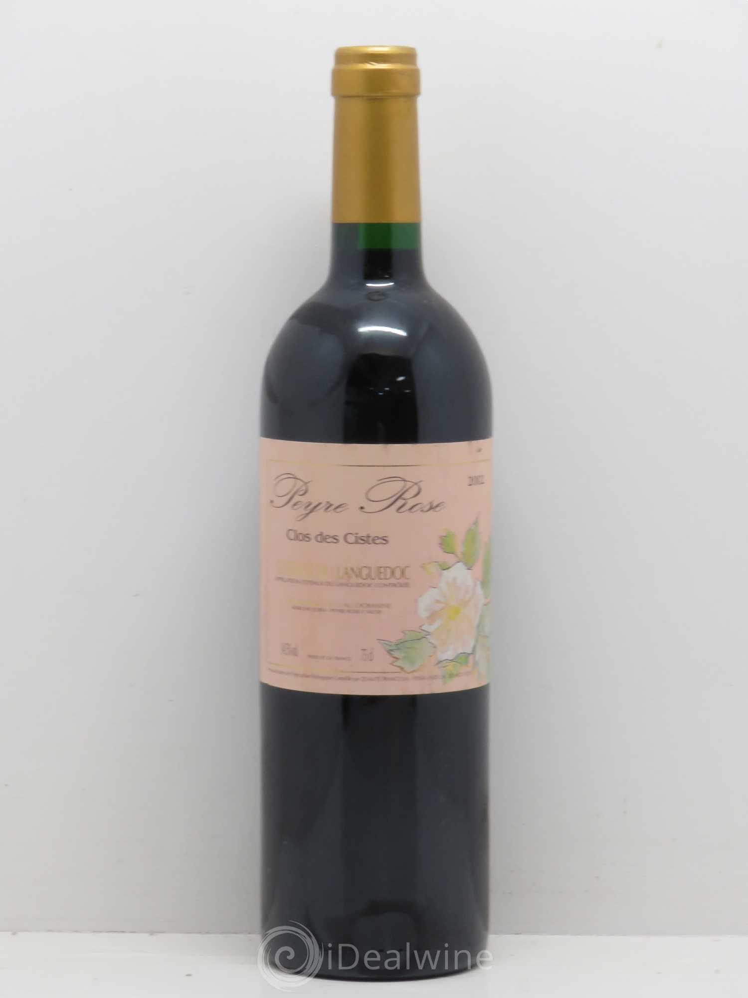 Vin de France (anciennement Coteaux du Languedoc) Domaine Peyre Rose Les Cistes Marlène Soria 2002 - Lot de 1 bouteille - 0