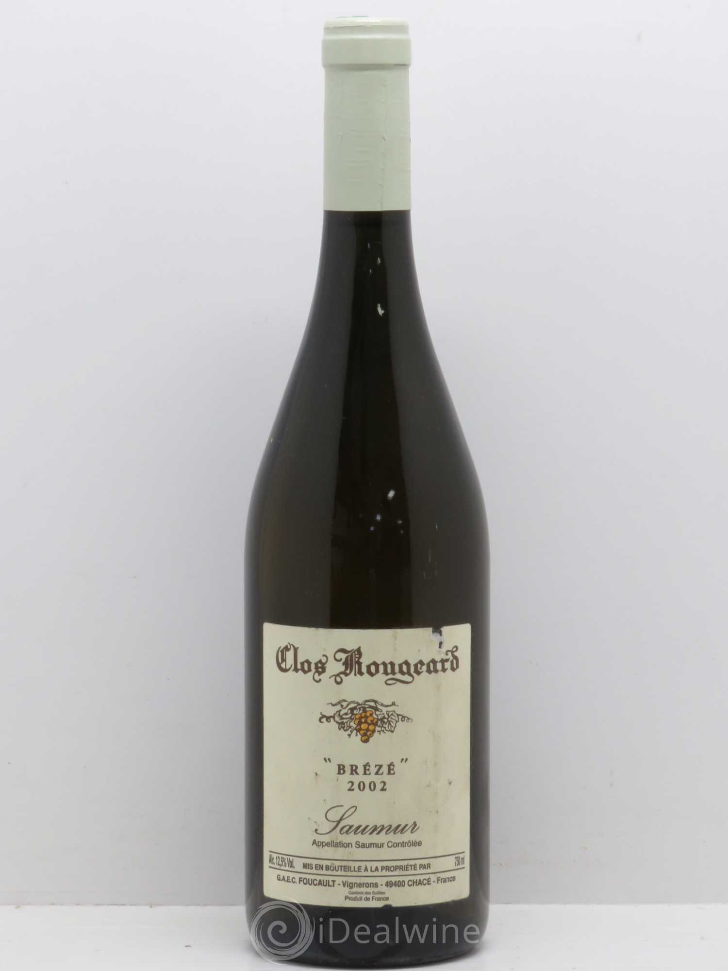 Saumur Brézé Clos Rougeard 2002 - Posten von 1 Flasche - 0