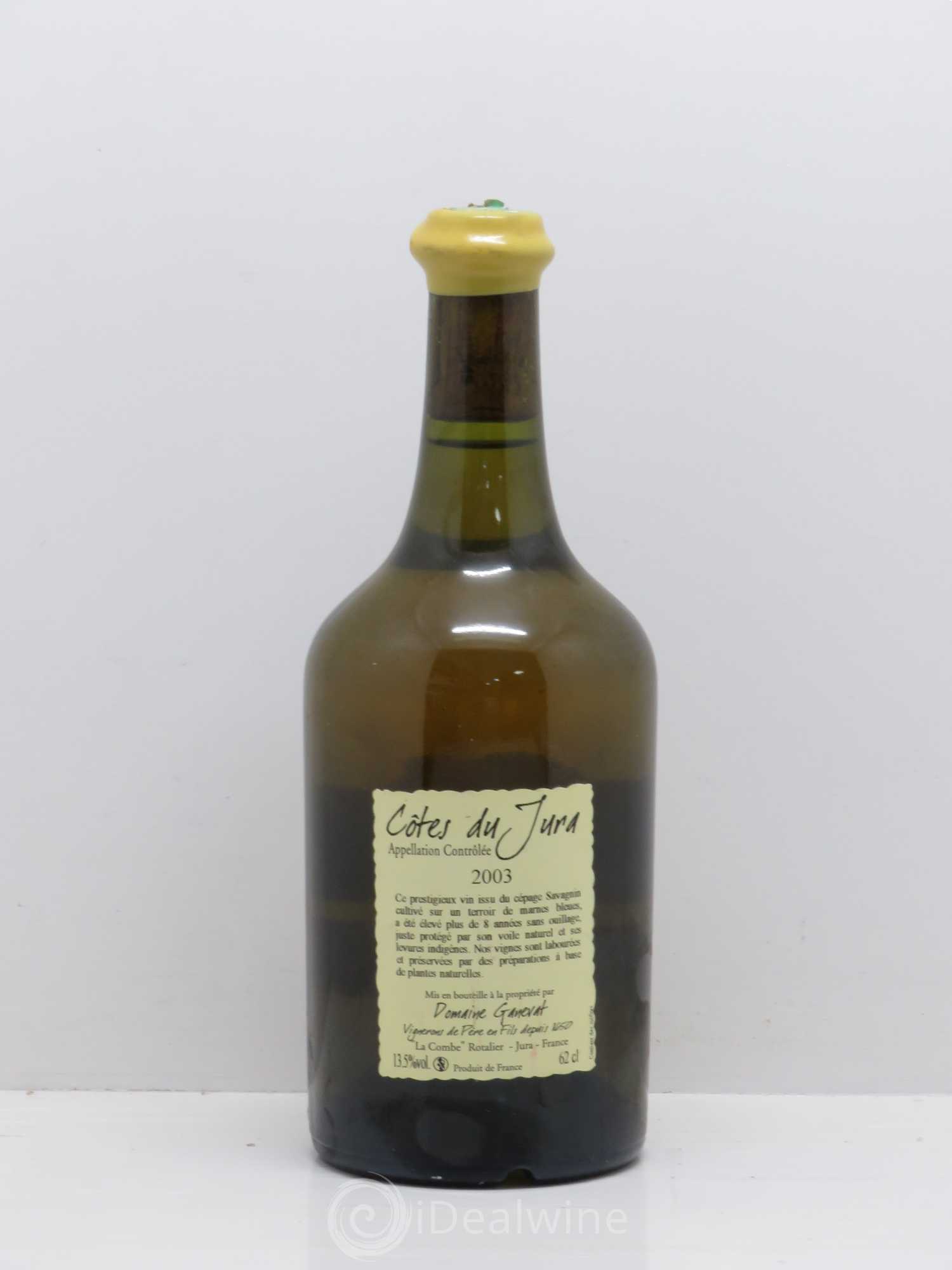 Côtes du Jura Vin Jaune Jean-François Ganevat (Domaine) 2003 - Lot de 1 bouteille - 1