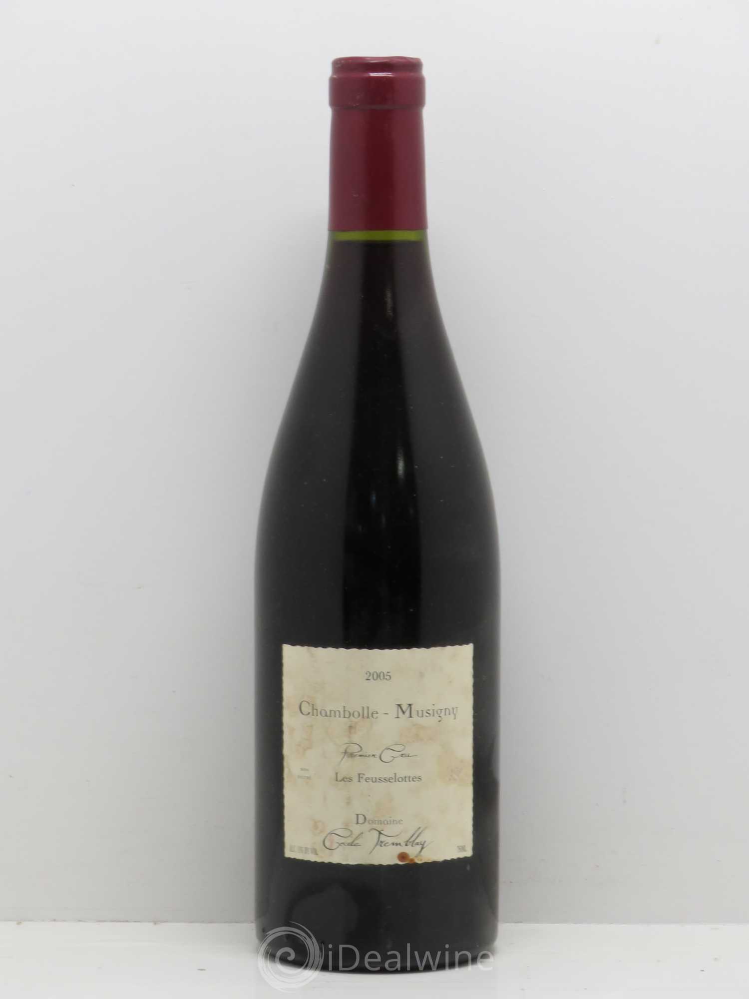 Chambolle-Musigny 1er Cru Les Feusselottes Cécile Tremblay 2005 - Lot de 1 bouteille - 0