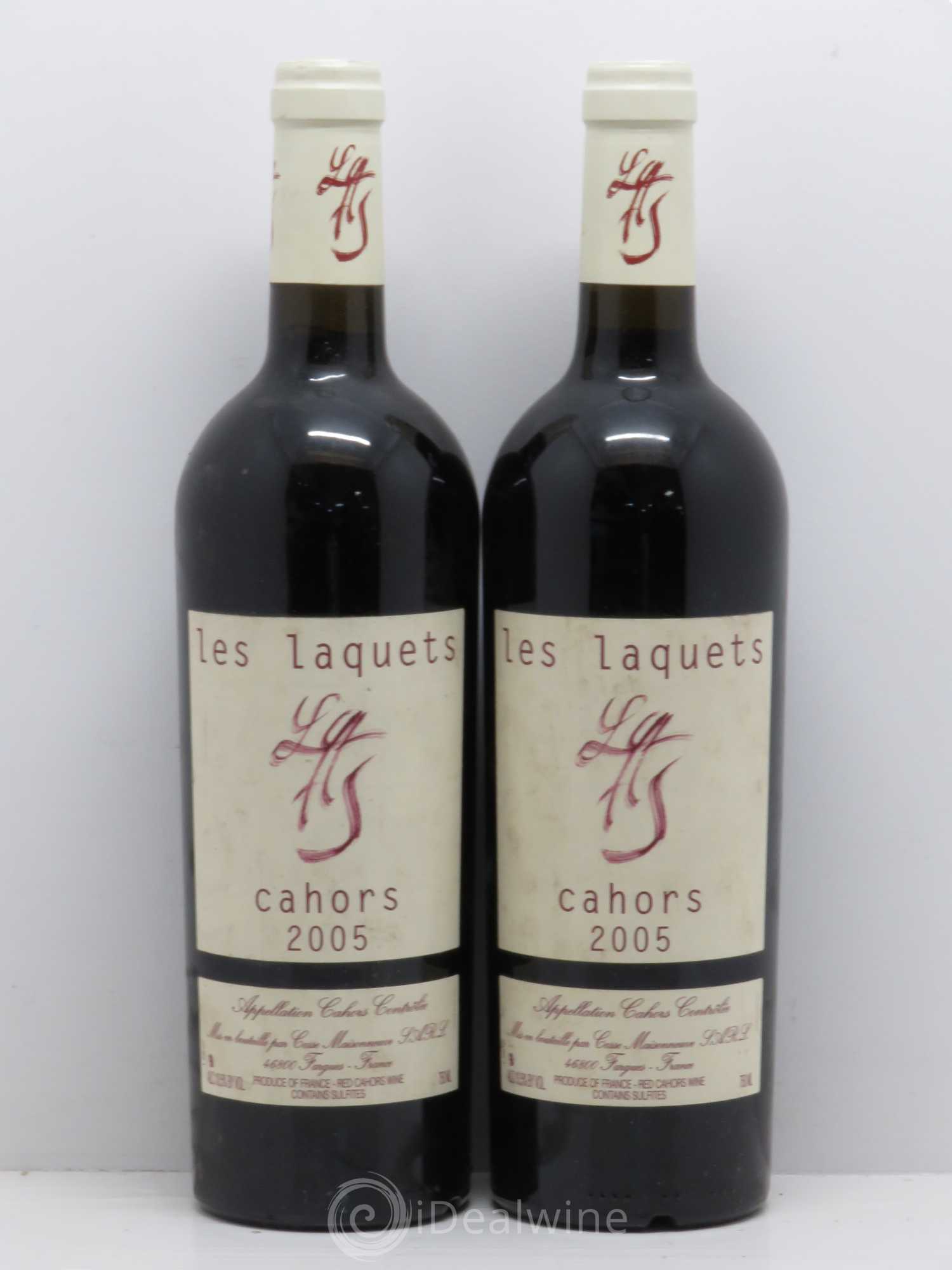 Cahors Les Laquets Cosse-Maisonneuve (Domaine) 2005 - Lot de 2 bouteilles - 0