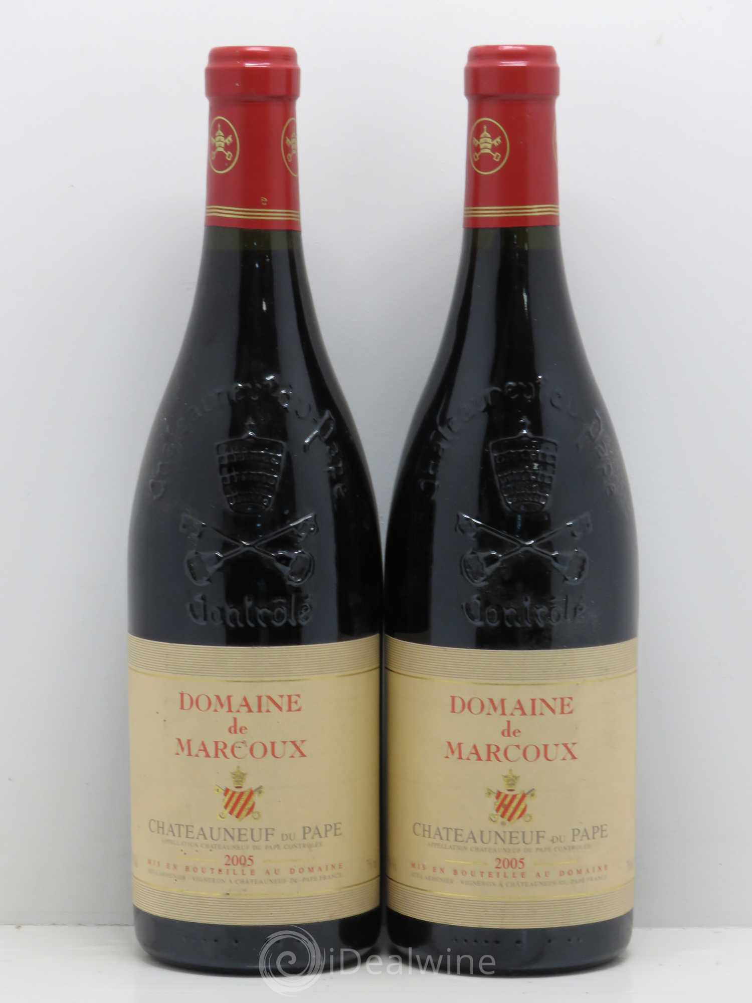 Châteauneuf-du-Pape Marcoux (Domaine de) 2005 - Lot de 2 bouteilles - 0