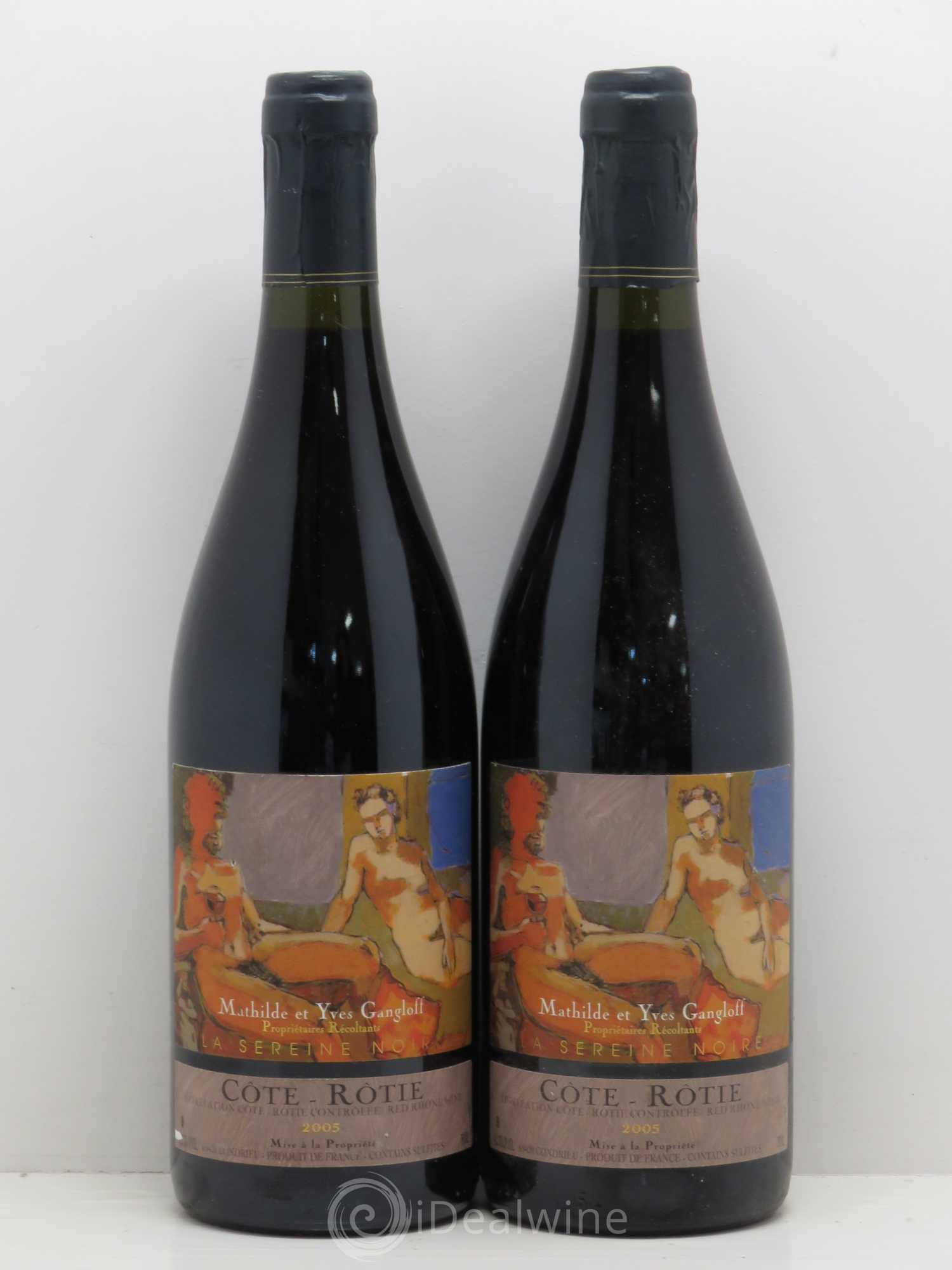 Côte-Rôtie La Sereine Noire Gangloff (Domaine) 2005 - Lot de 2 bouteilles - 0