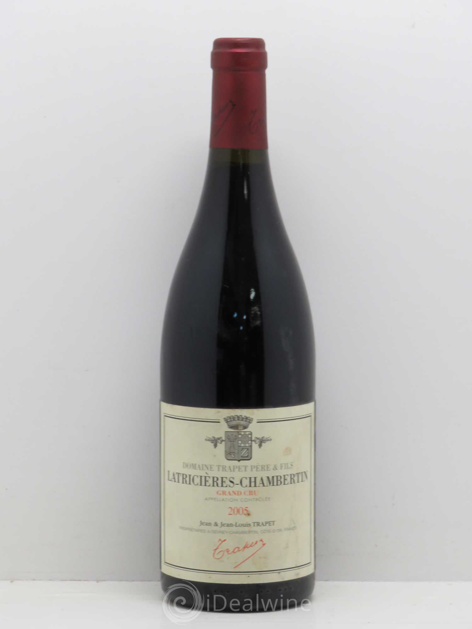 Latricières-Chambertin Grand Cru Domaine Trapet 2005 - Lot de 1 bouteille - 0