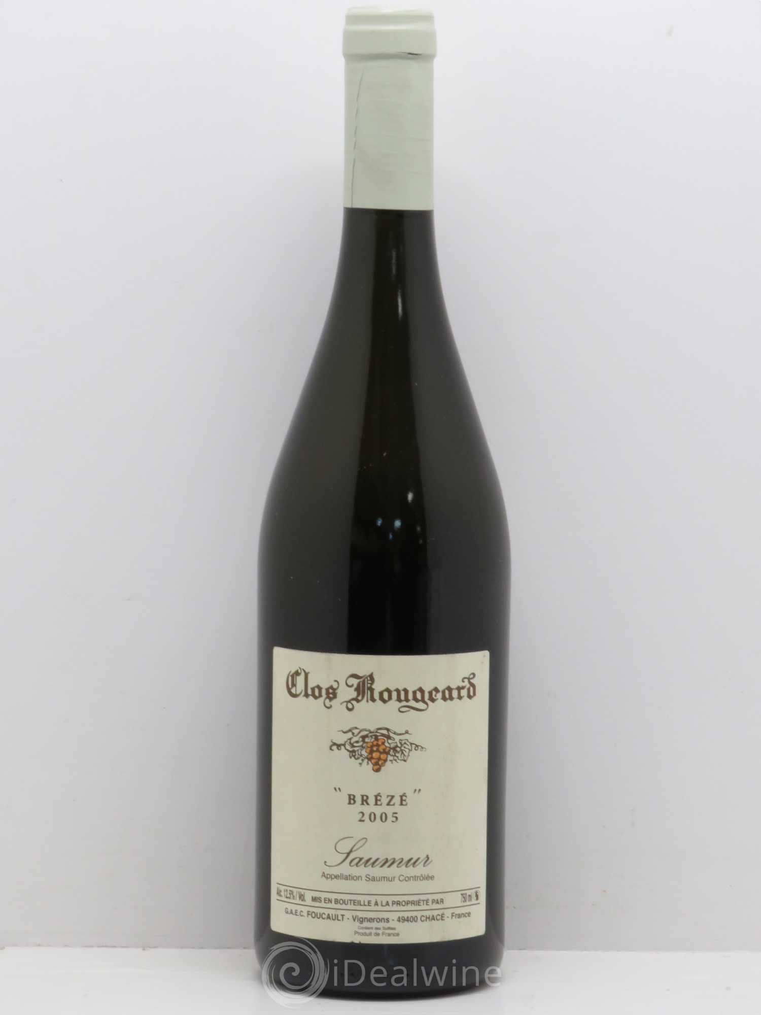 Saumur Brézé Clos Rougeard 2005 - Lot de 1 bouteille - 0