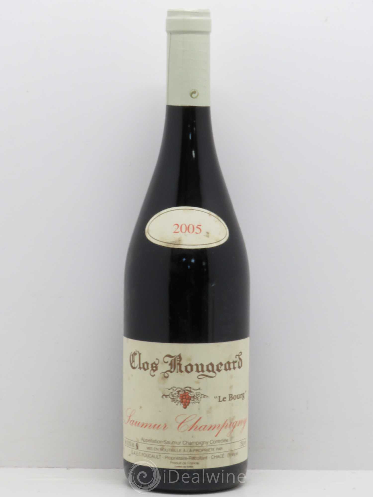 Saumur-Champigny Le Bourg Clos Rougeard 2005 - Lot de 1 bouteille - 0