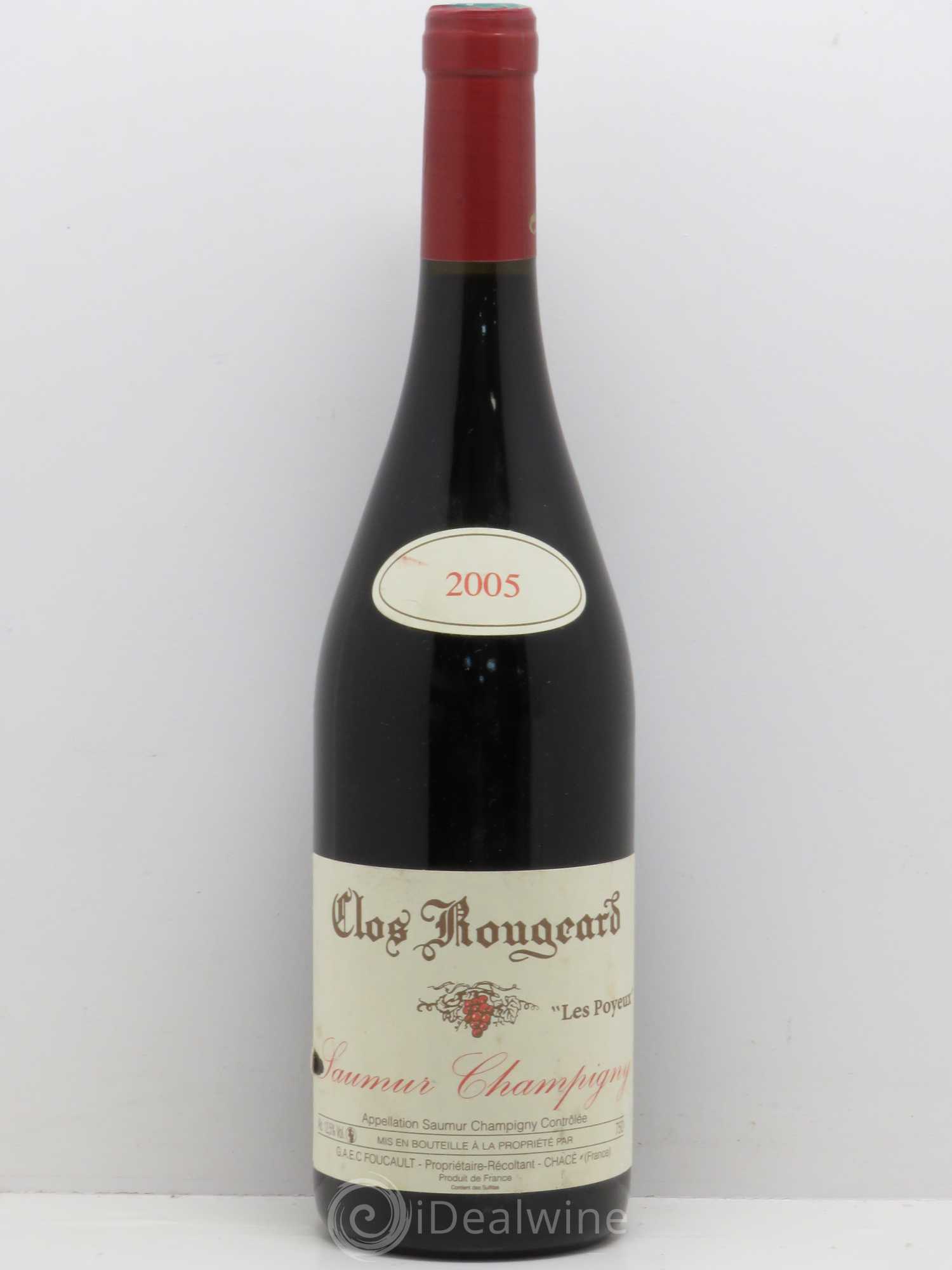 Saumur-Champigny Les Poyeux Clos Rougeard 2005 - Lot de 1 bouteille - 0