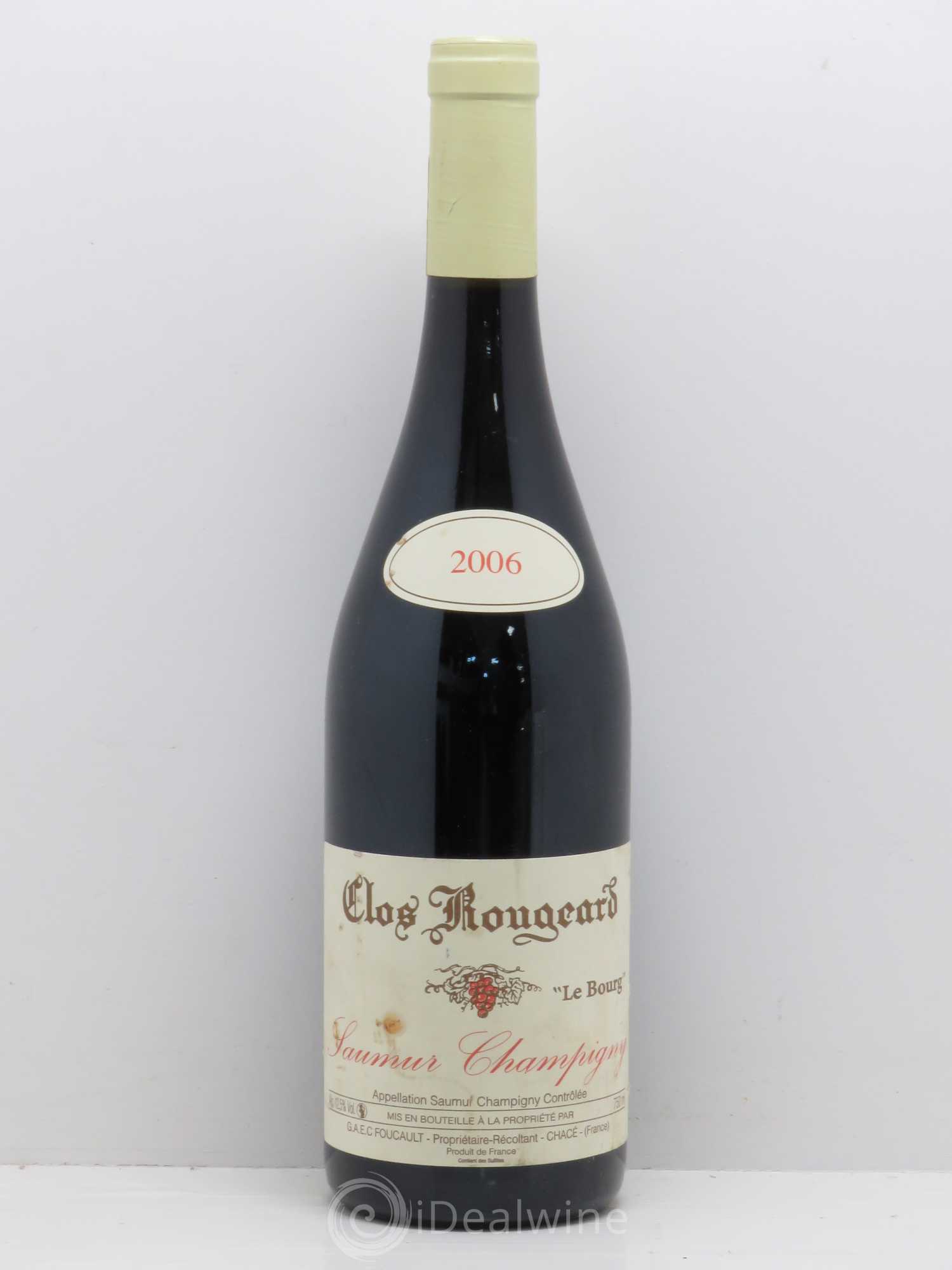 Saumur-Champigny Le Bourg Clos Rougeard 2006 - Lot de 1 bouteille - 0