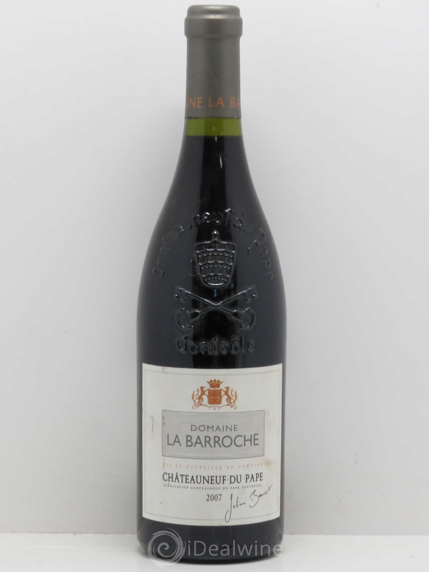 Châteauneuf-du-Pape Domaine La Barroche (sans prix de réserve) 2007 - Posten von 1 Flasche - 0