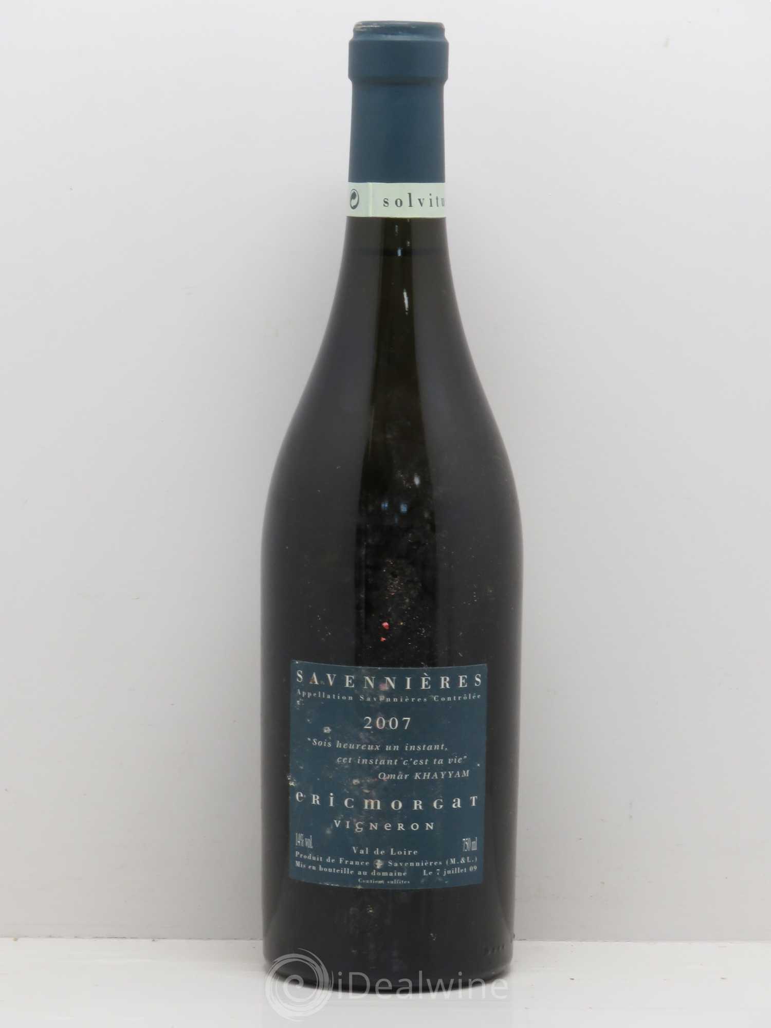 Savennières L'Enclos Eric Morgat L'enclos 2007 - Lot de 1 bouteille - 1