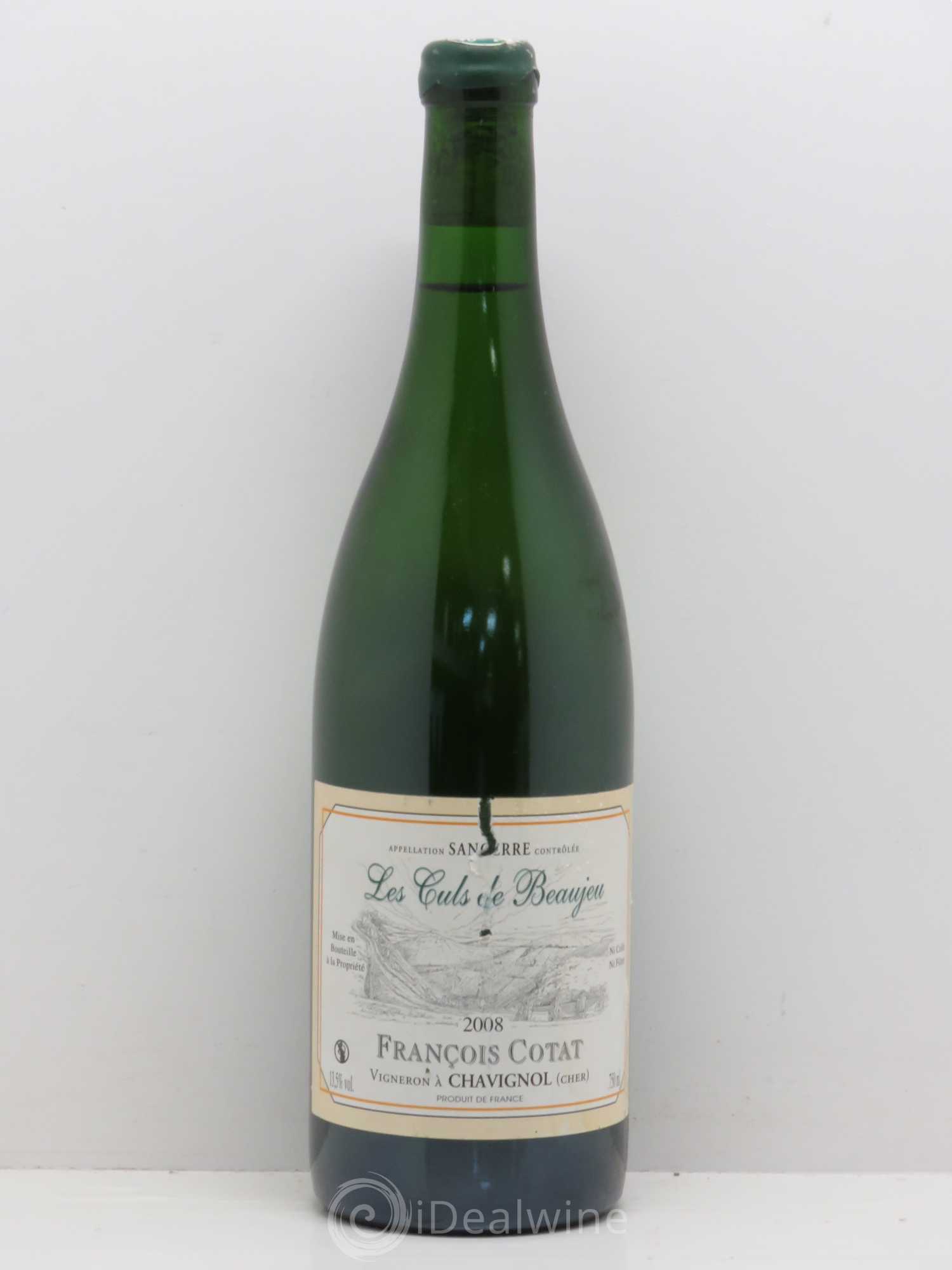 Sancerre Les Culs de Beaujeu François Cotat 2008 - Lot de 1 bouteille - 0