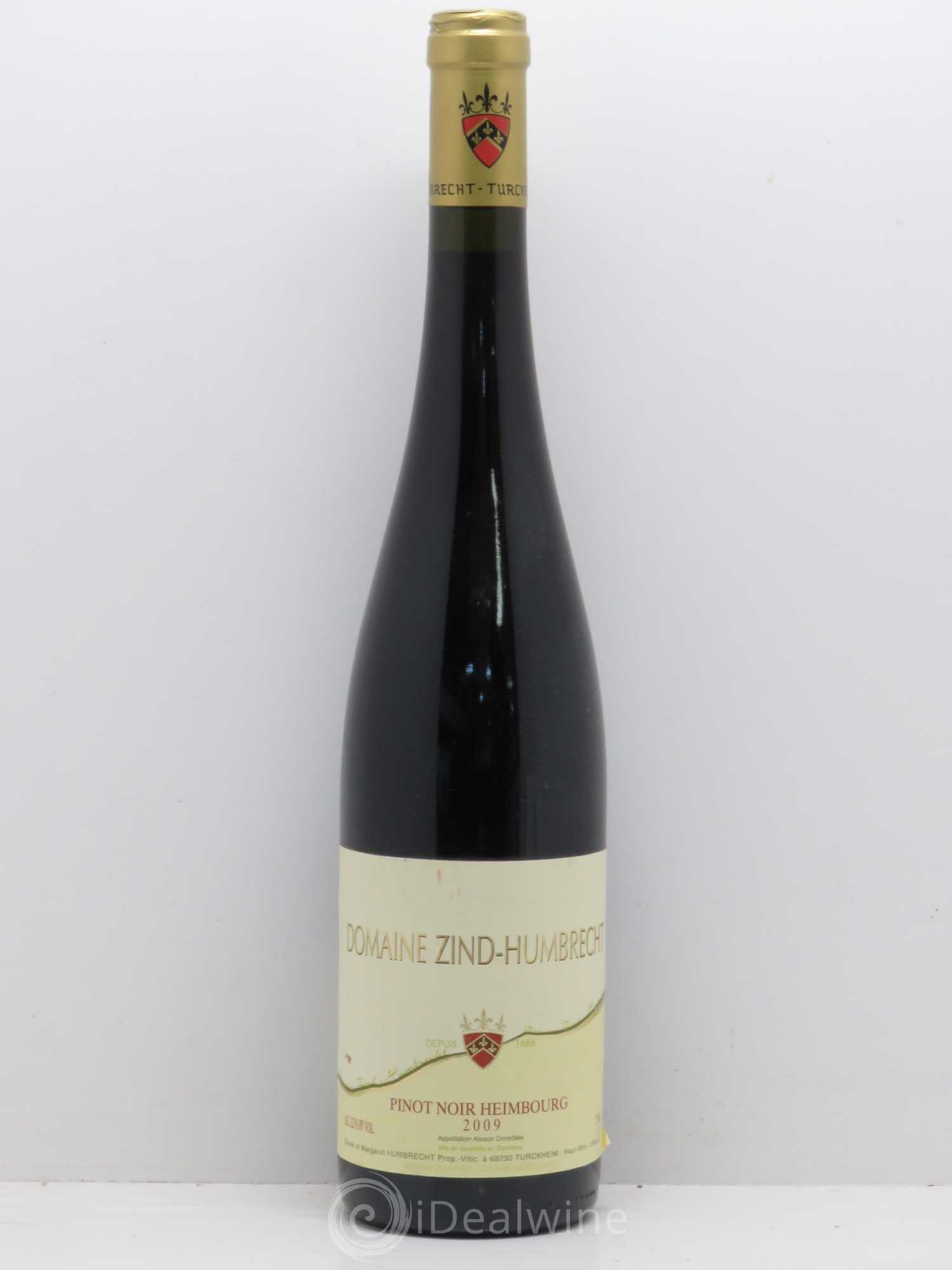 Alsace Pinot Gris Heimbourg Zind-Humbrecht (Domaine) 2009 - Lot de 1 bouteille - 0