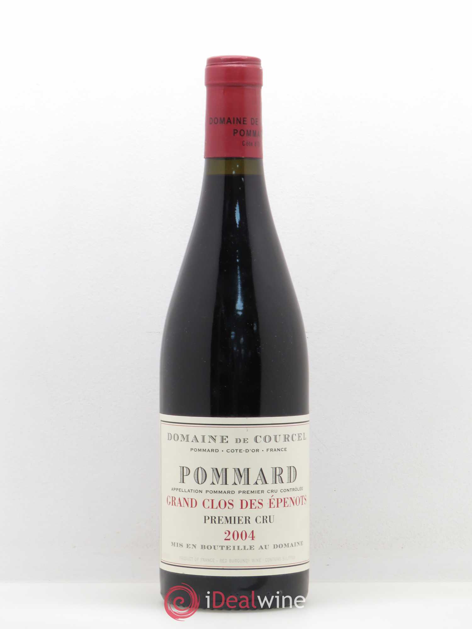 Pommard 1er Cru Grand Clos des Epenots de Courcel (Domaine) 2004 - Lot de 1 bouteille - 0