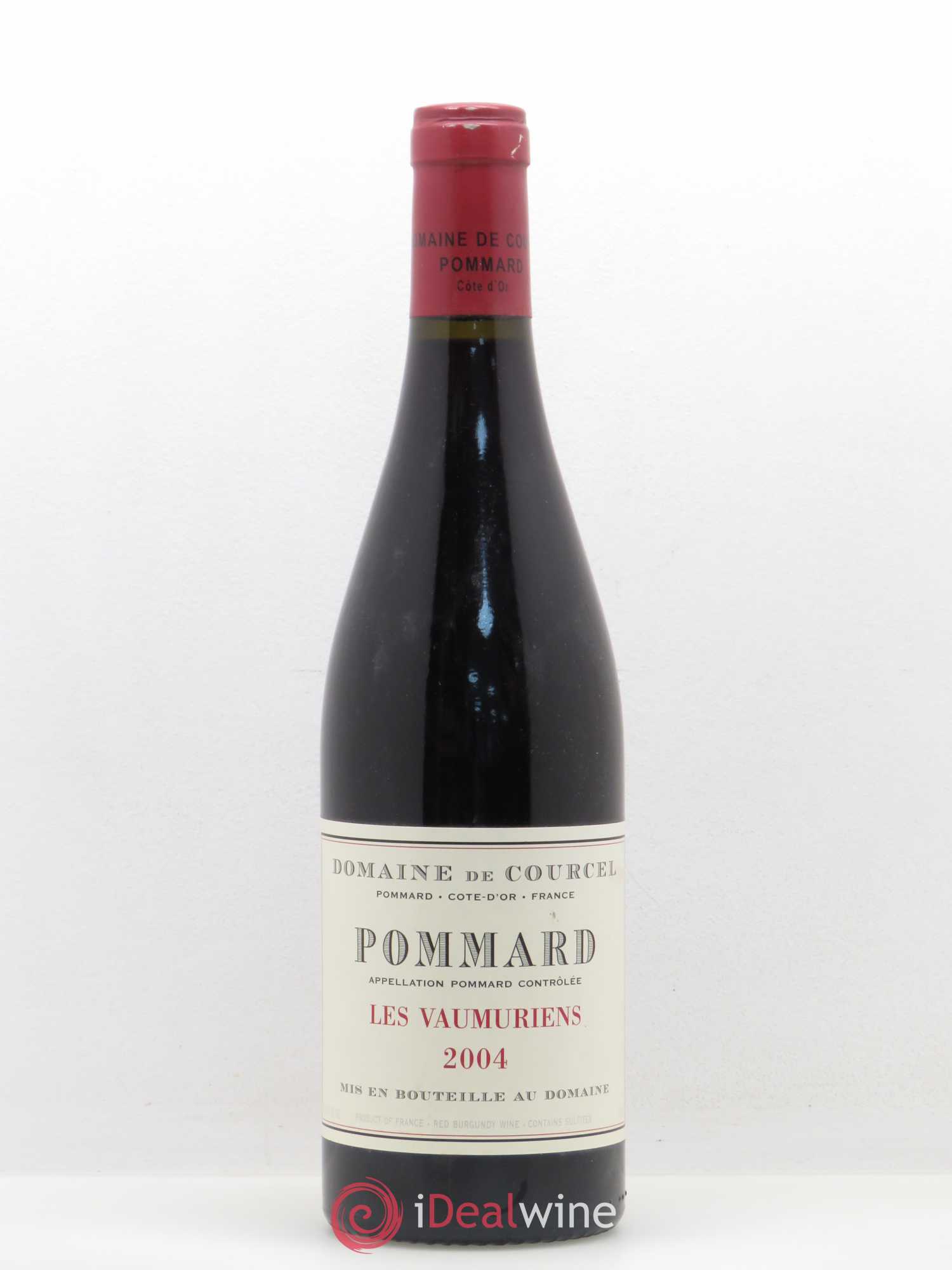 Pommard Les Vaumuriens de Courcel (Domaine) 2004 - Lot de 1 bouteille - 0
