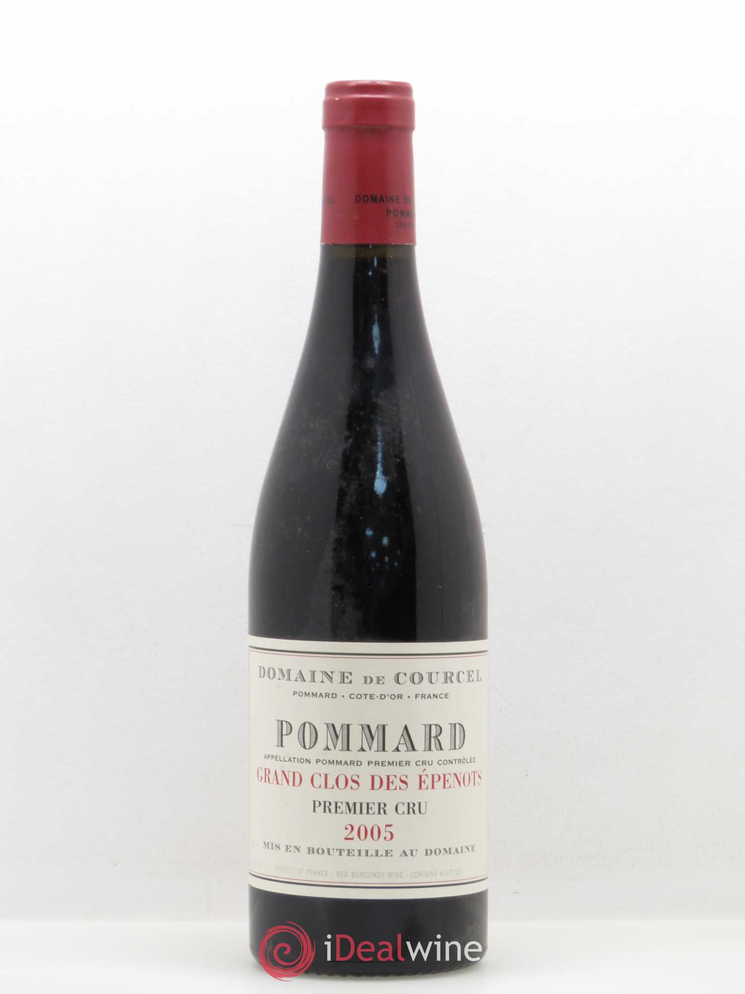 Pommard 1er Cru Grand Clos des Epenots de Courcel (Domaine) 2005 - Lot de 1 bouteille - 0