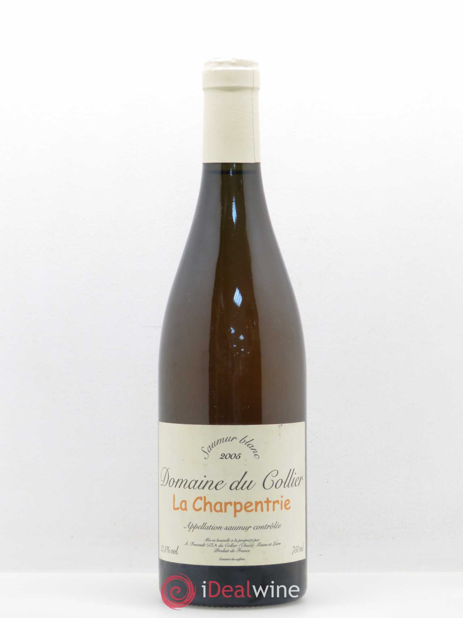 Saumur La Charpentrie Domaine du Collier 2005 - Lot de 1 bouteille - 0
