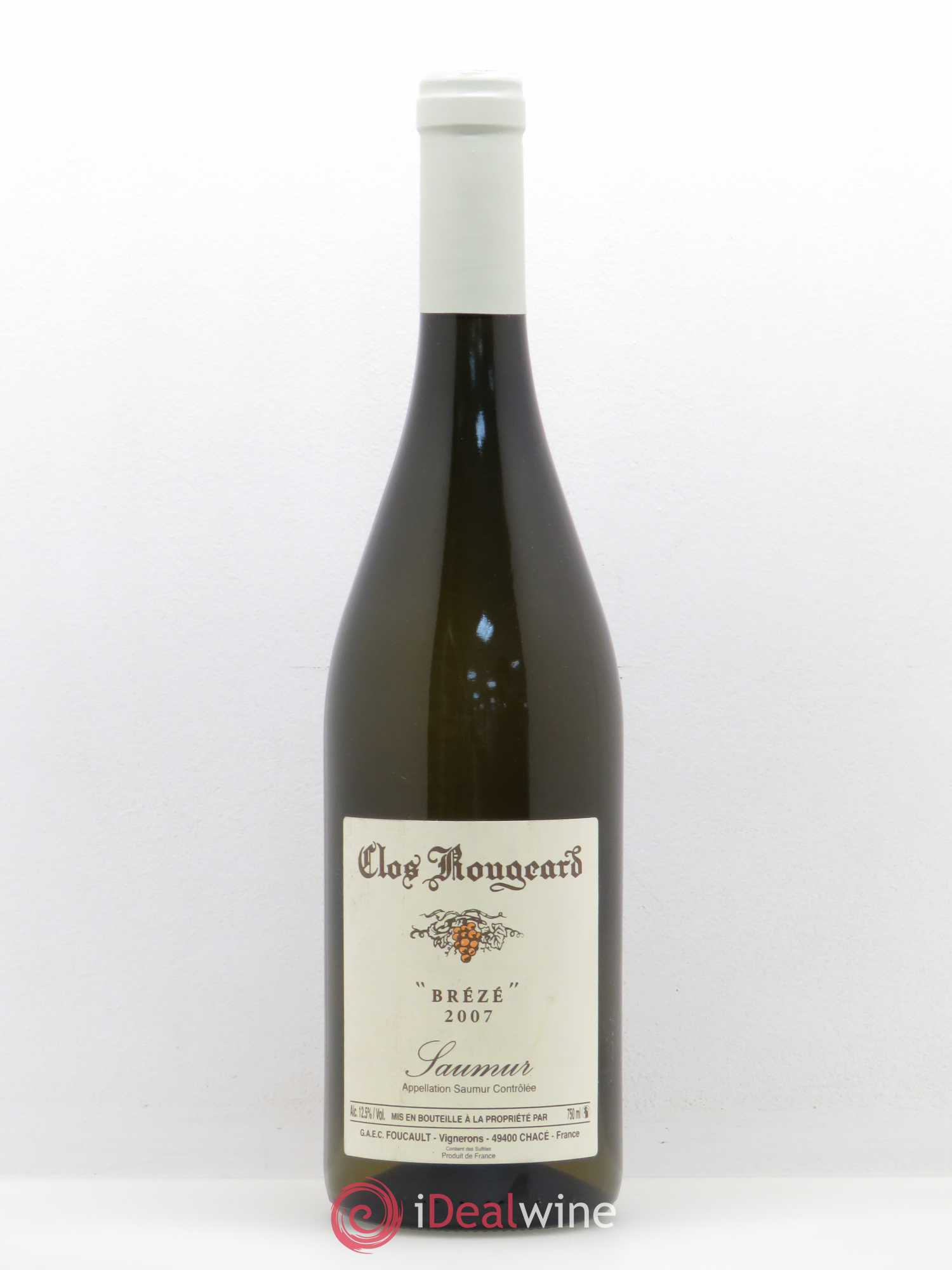 Saumur Brézé Clos Rougeard 2007 - Lot de 1 bouteille - 0