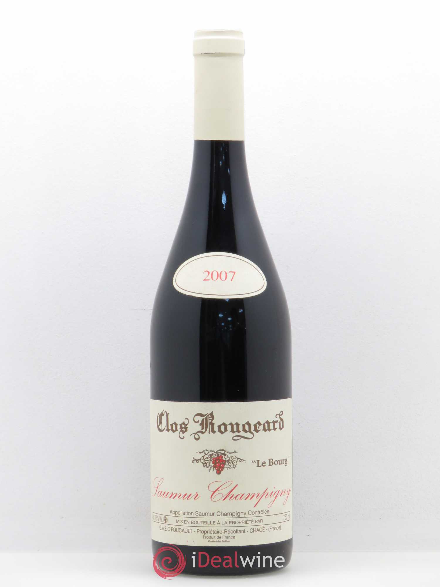 Saumur-Champigny Le Bourg Clos Rougeard 2007 - Lot de 1 bouteille - 0