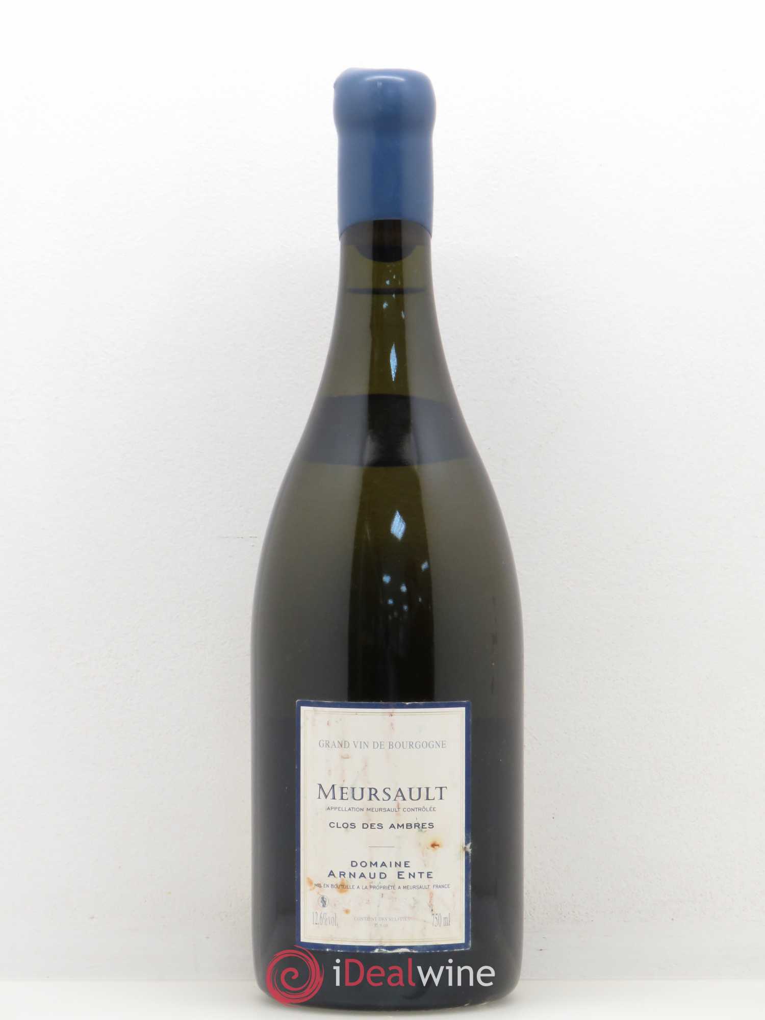 Meursault Clos des Ambres Arnaud Ente 2008 - Lot de 1 bouteille - 1