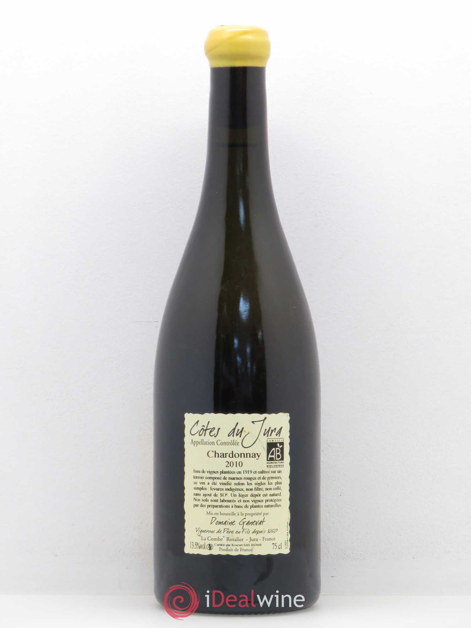 Côtes du Jura Les Grands Teppes Vieilles Vignes Jean-François Ganevat (Domaine) 2010 - Lot de 1 bouteille - 1