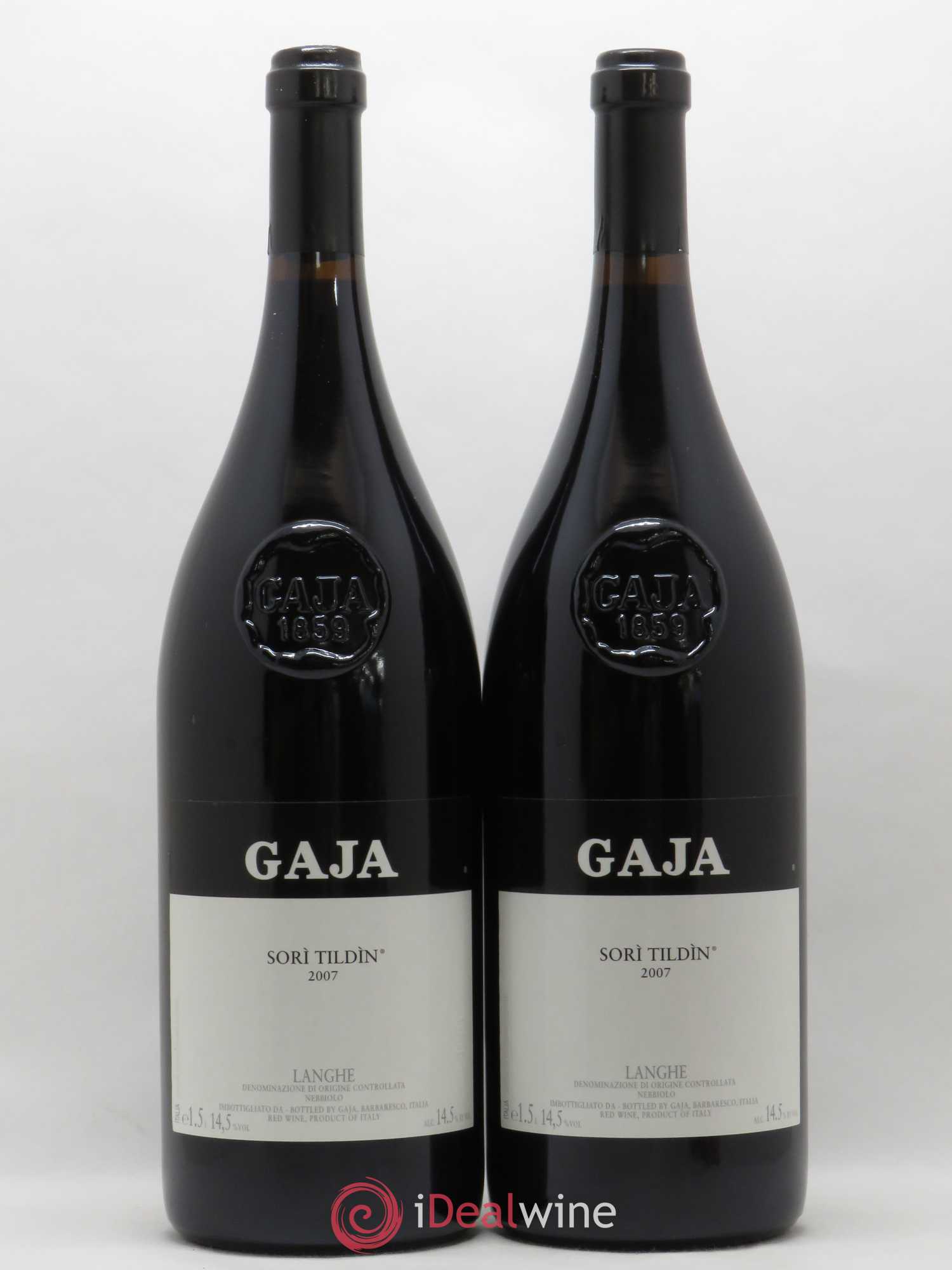 Langhe Sorì Tildìn Gaja Nebbiolo 2007 - Lot de 2 magnums - 0