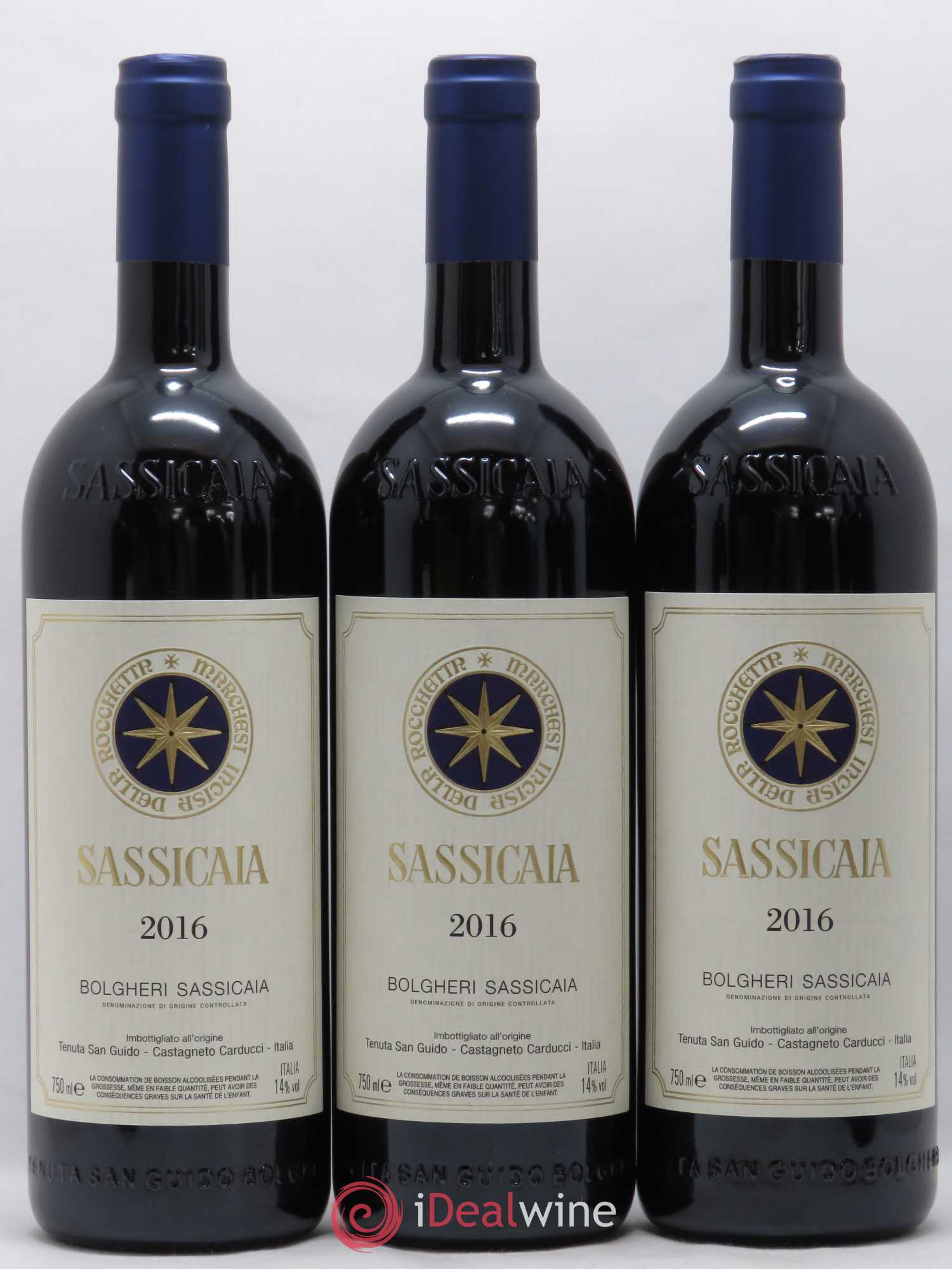 Bolgheri DOC Sassicaia Tenuta San Guido 2016 - Lot de 6 bouteilles - 2