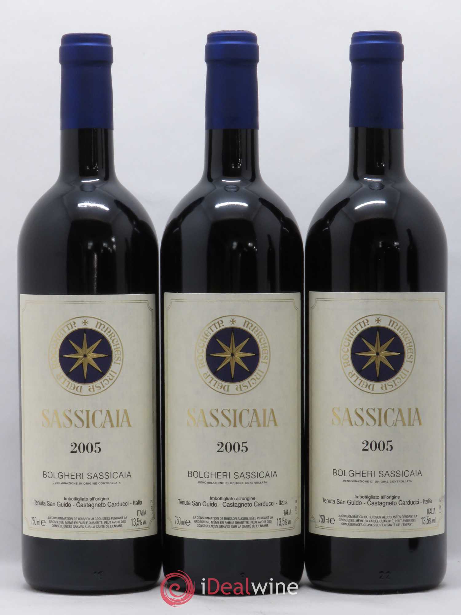Bolgheri DOC Sassicaia Tenuta San Guido Caisse Prestige 2005 - Lotto di 12 bottiglie - 4