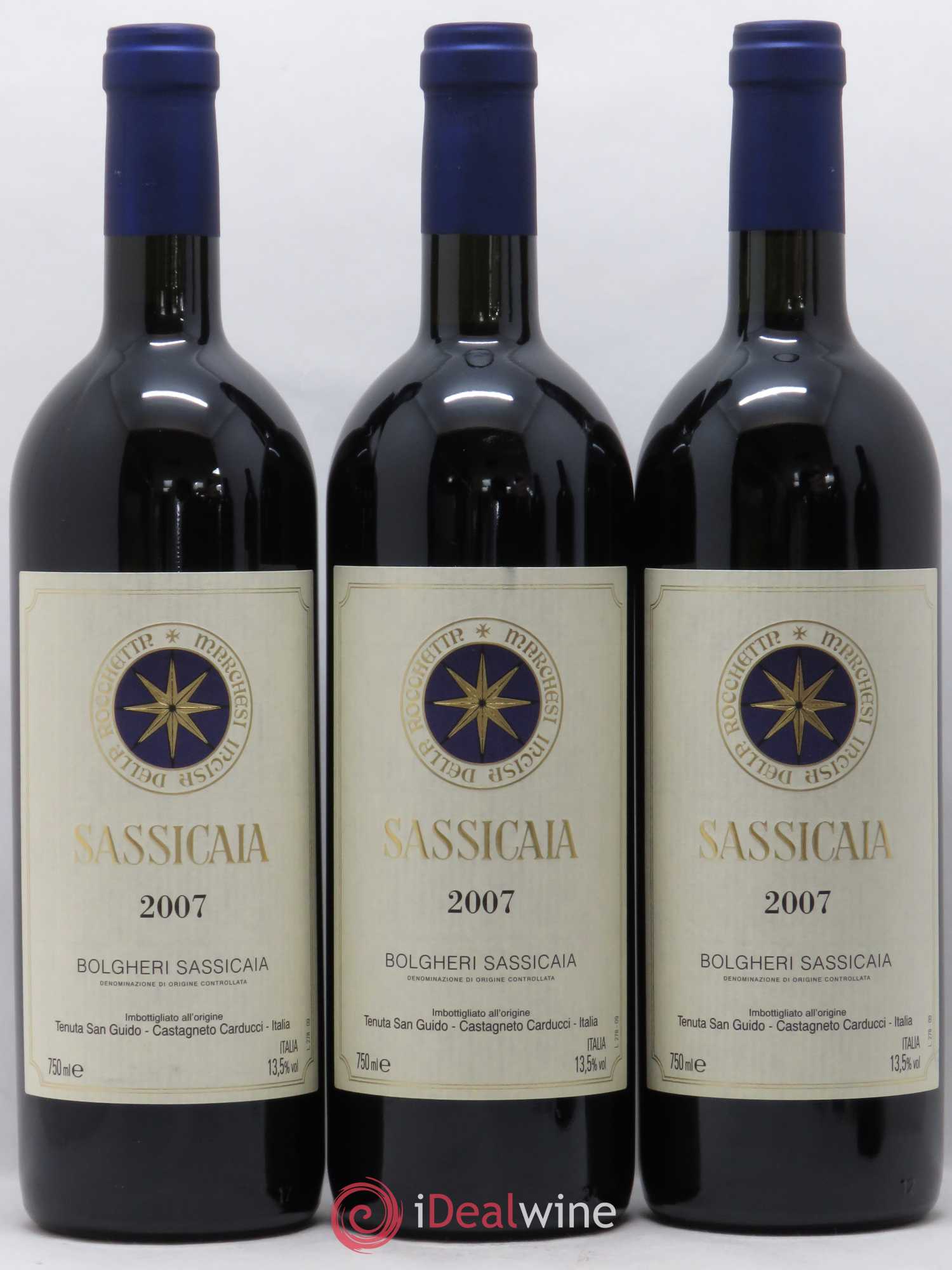 Bolgheri DOC Sassicaia Tenuta San Guido Caisse Prestige 2007 - Lotto di 12 bottiglie - 4