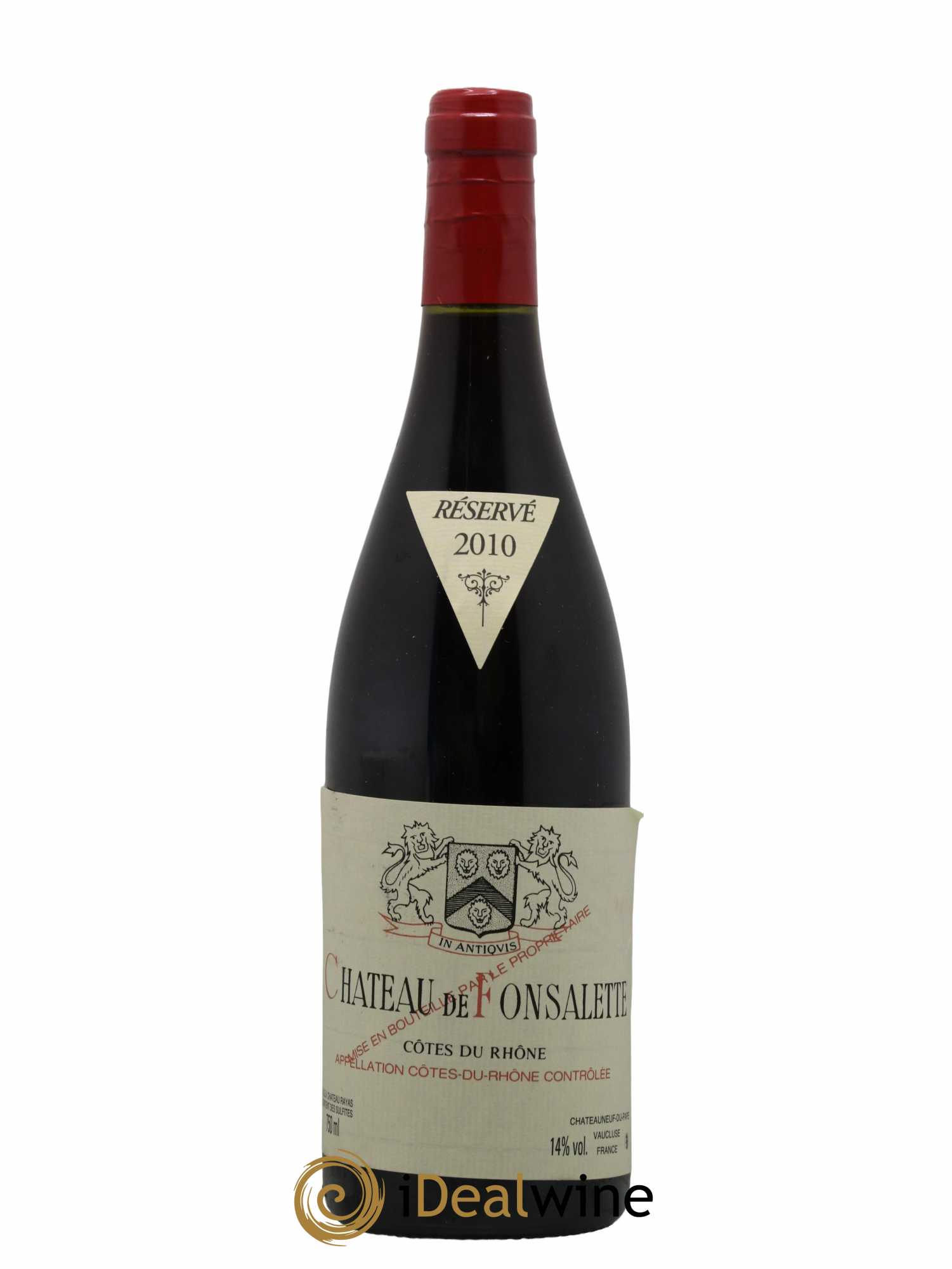 Côtes-du-Rhône Château de Fonsalette Emmanuel Reynaud 2010 - Lot de 1 bouteille - 0