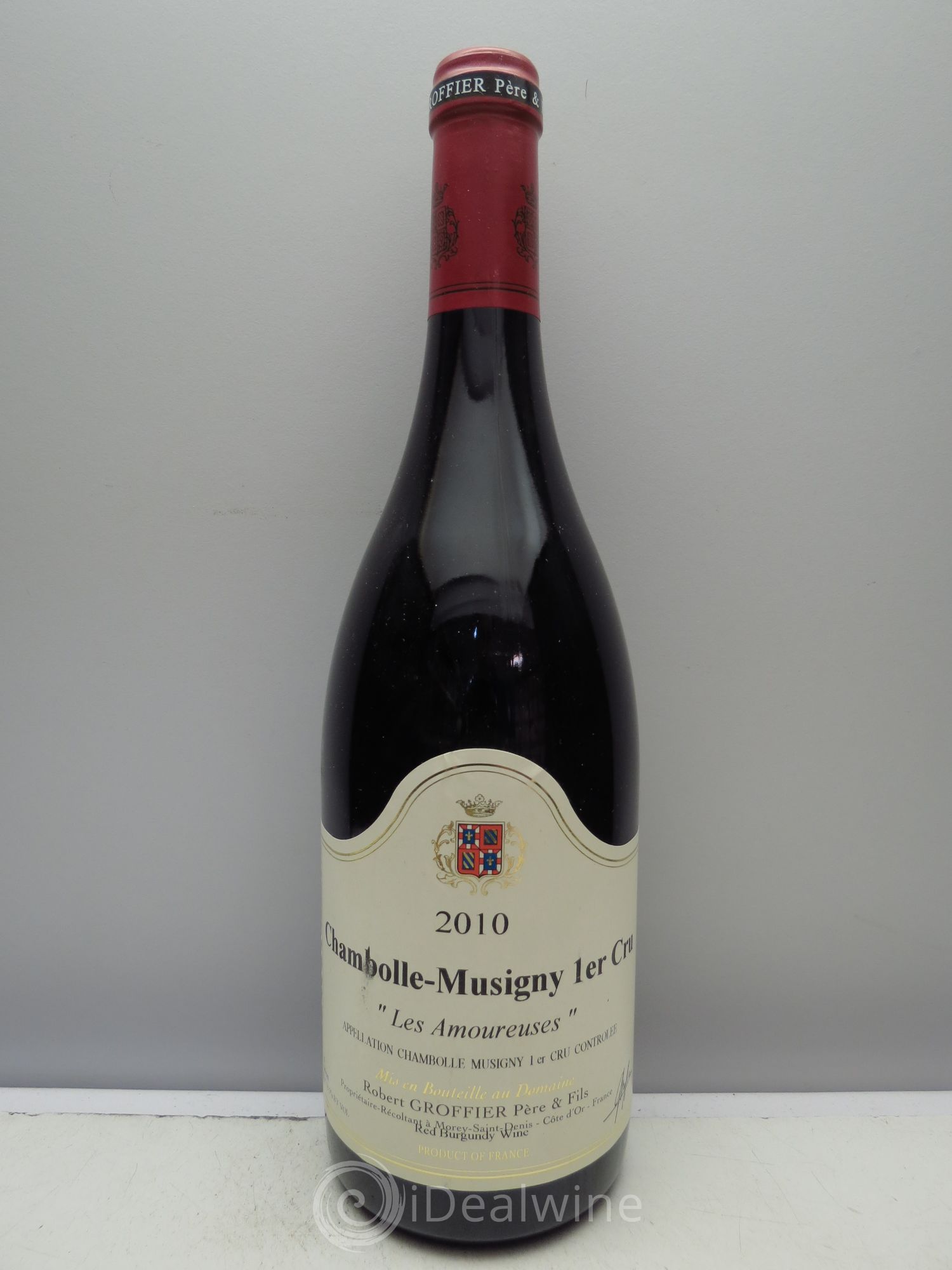 Chambolle-Musigny 1er Cru Les Amoureuses Robert Groffier Père & Fils (Domaine) 2010 - Lot de 1 bouteille - 0
