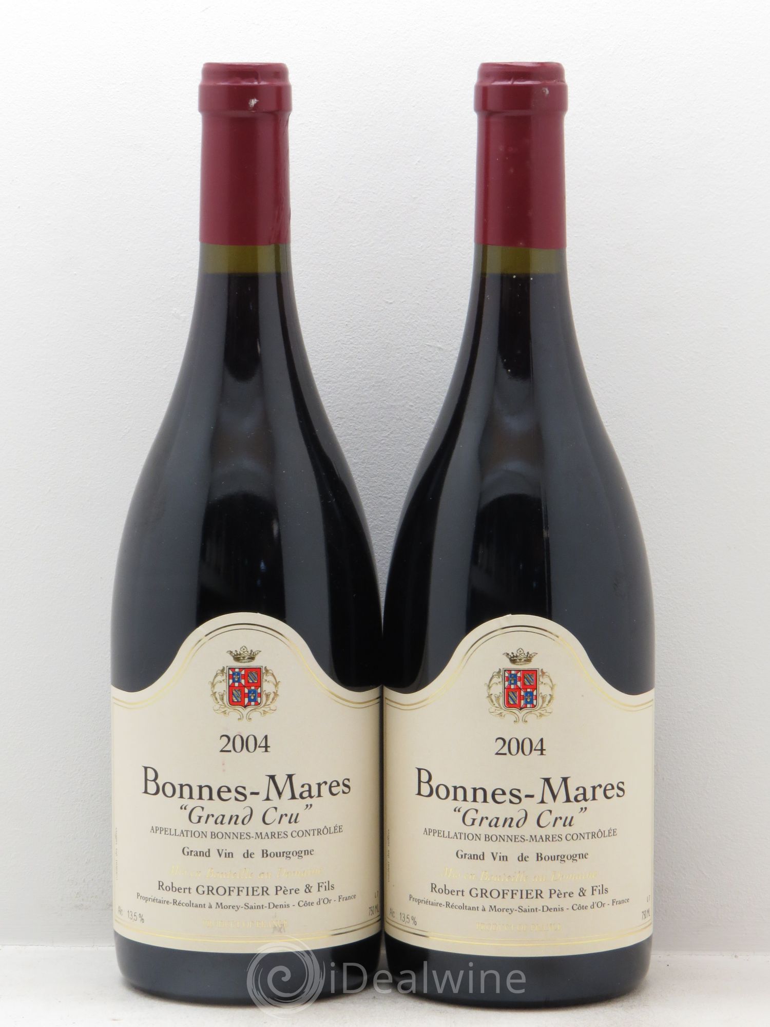Bonnes-Mares Grand Cru Robert Groffier Père & Fils (Domaine) 2004 - Lot de 2 bouteilles - 0