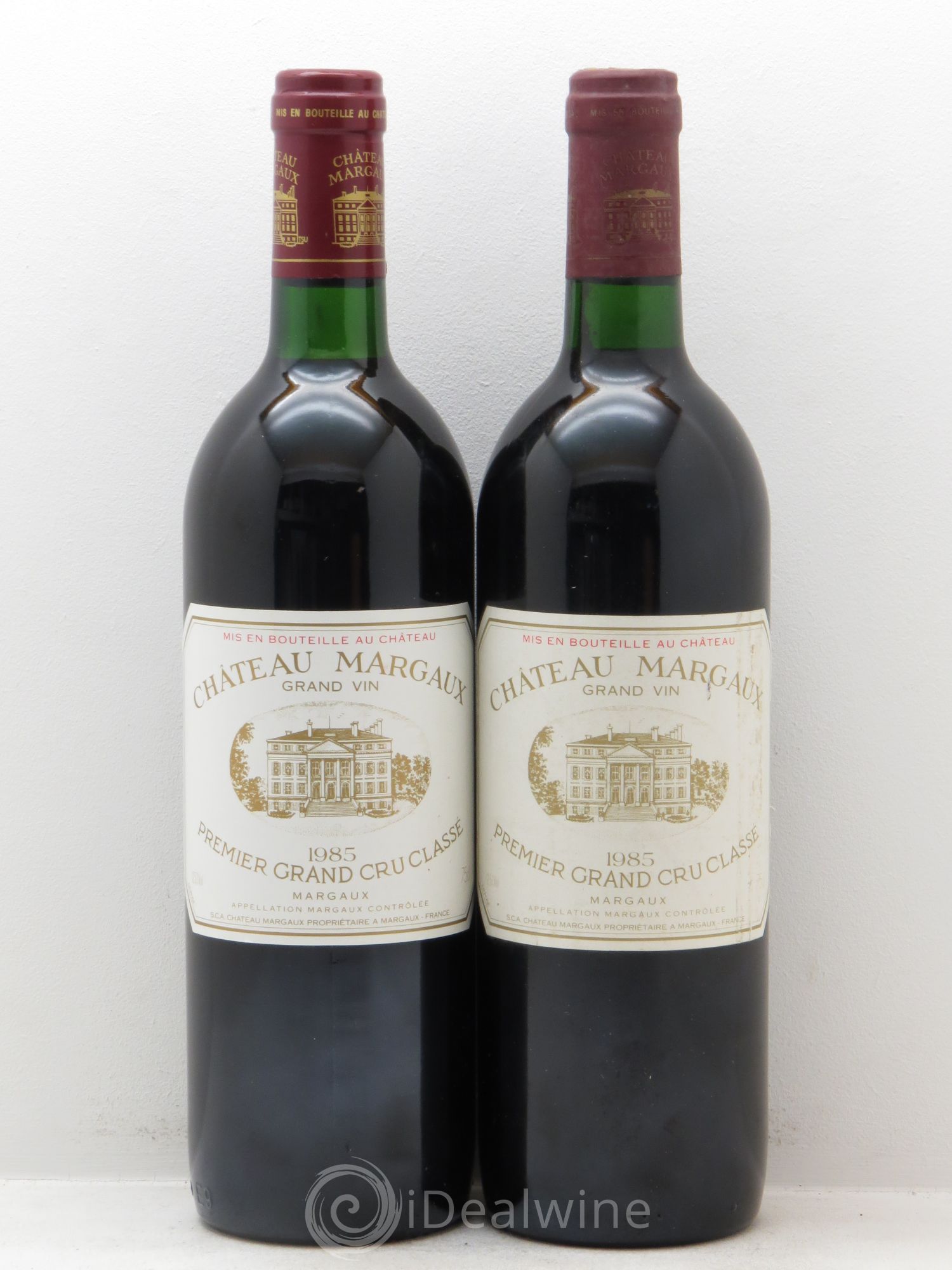 Château Margaux 1er Grand Cru Classé 1985 - Lot de 2 bouteilles - 0
