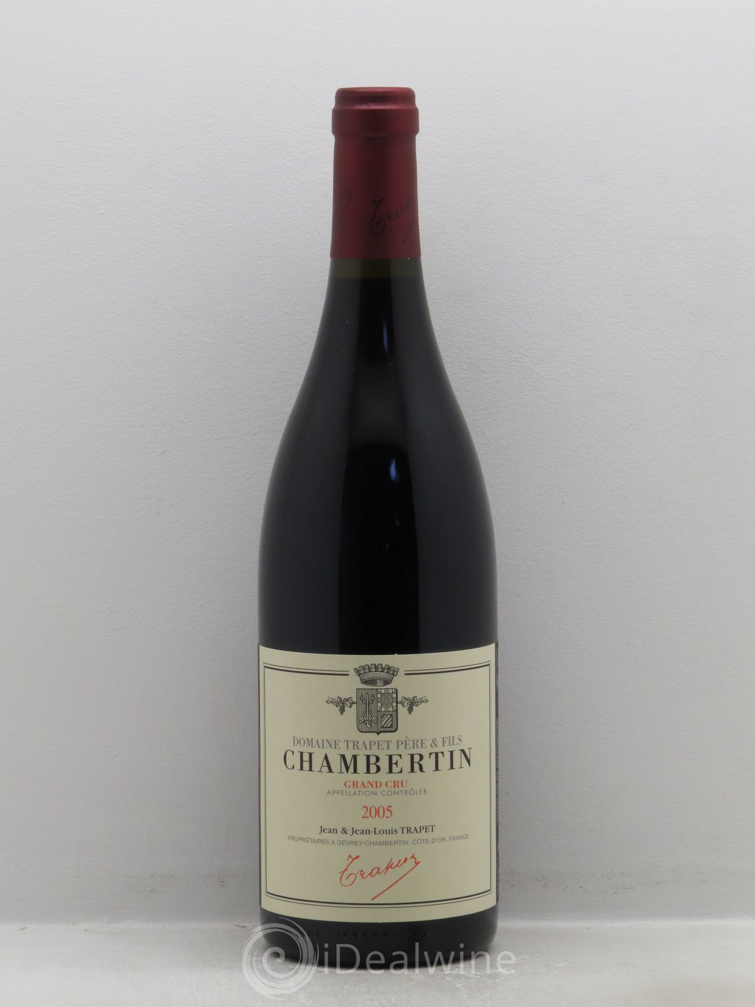 Chambertin Grand Cru Domaine Trapet 2005 - Lot de 1 bouteille - 0