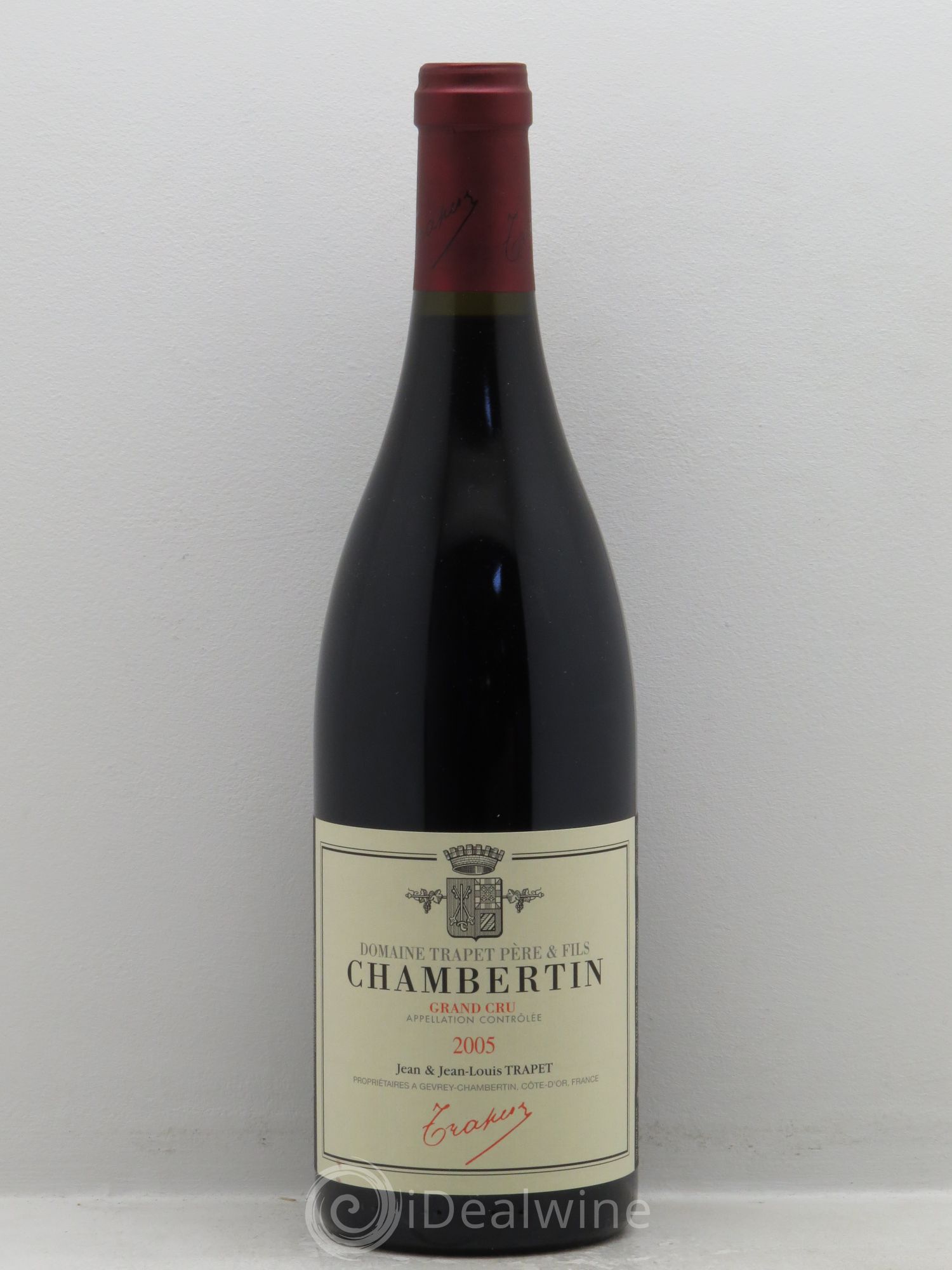 Chambertin Grand Cru Domaine Trapet 2005 - Lot de 1 bouteille - 0