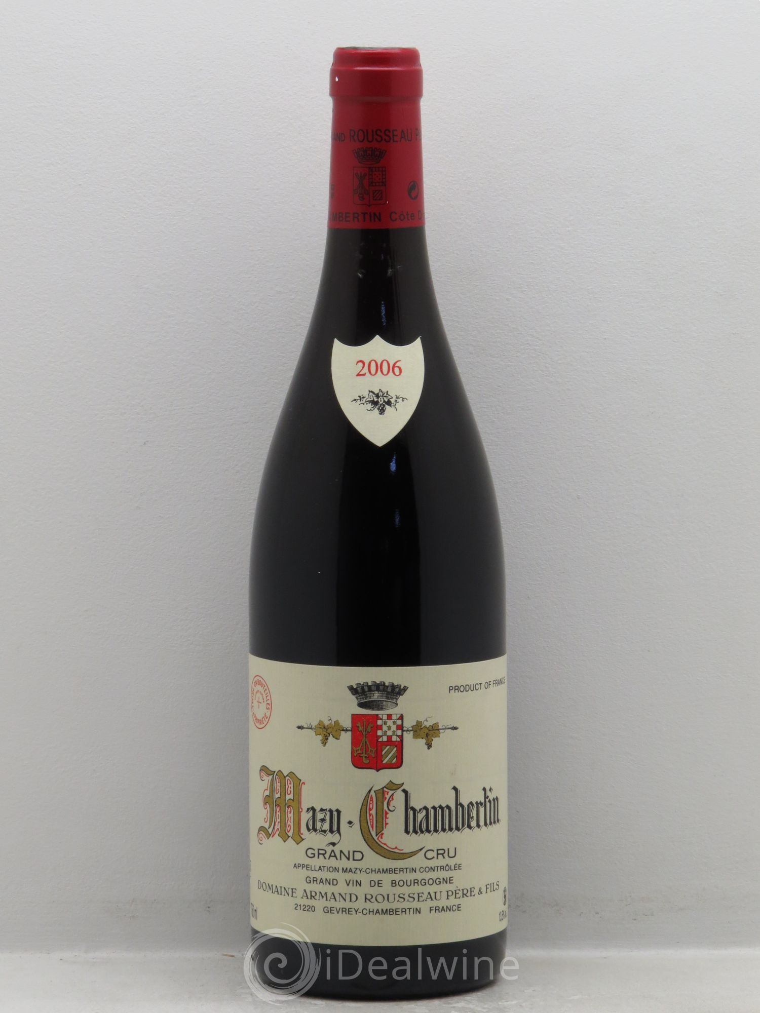 Mazis-Chambertin Grand Cru Armand Rousseau (Domaine) 2006 - Lot de 1 bouteille - 0