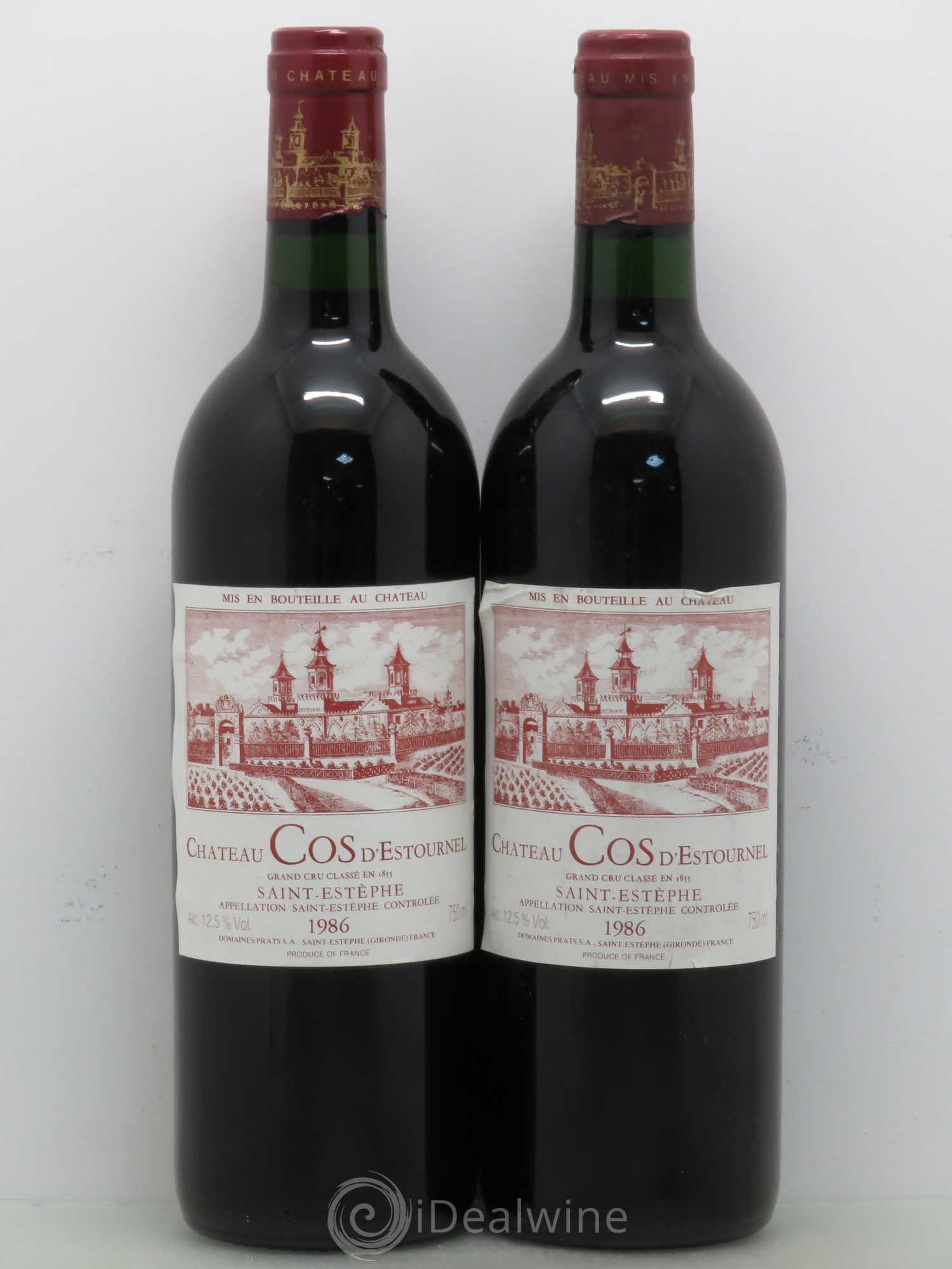 Cos d'Estournel 2ème Grand Cru Classé 1986 - Lot de 2 bouteilles - 0