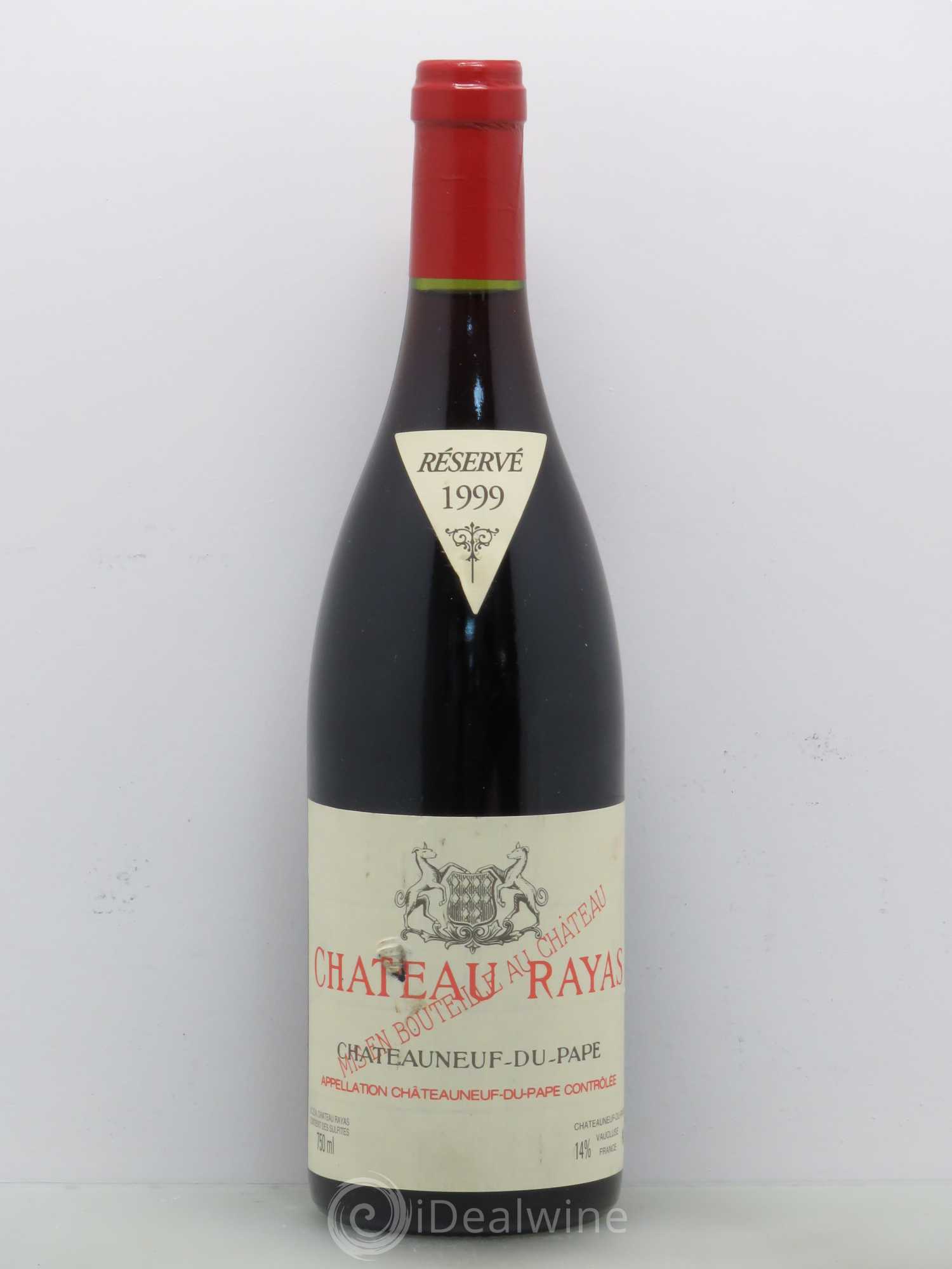 Châteauneuf-du-Pape Château Rayas Emmanuel Reynaud 1999 - Lot de 1 bouteille - 0
