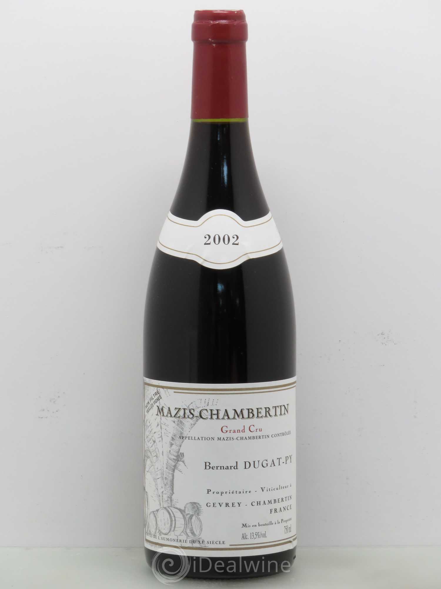 Mazis-Chambertin Grand Cru Vieilles Vignes Dugat-Py 2002 - Lot de 1 bouteille - 0