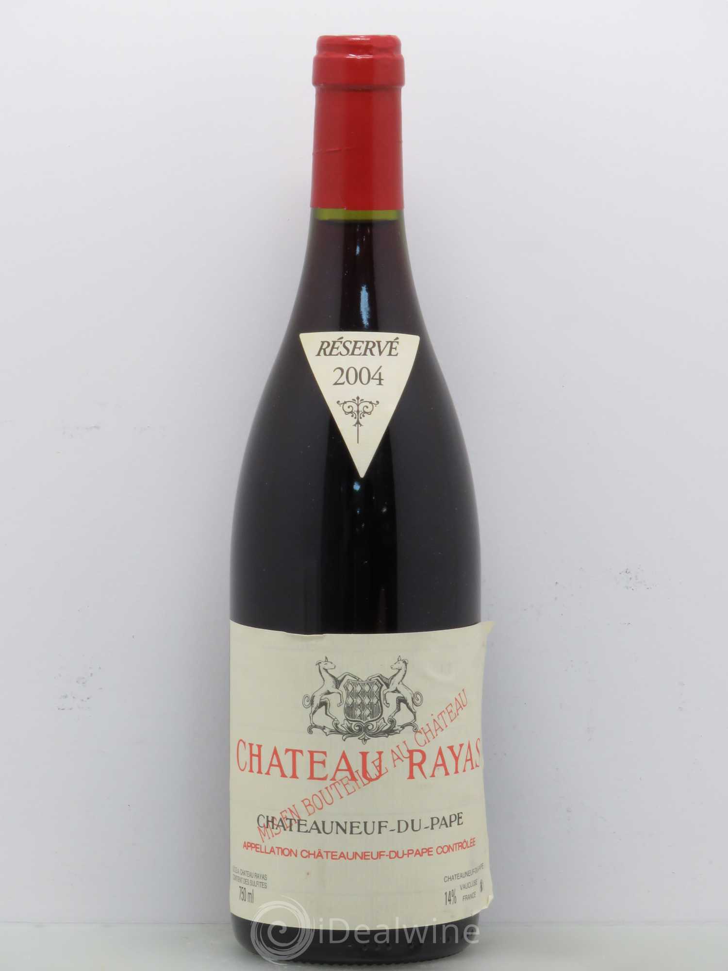 Châteauneuf-du-Pape Château Rayas Emmanuel Reynaud 2004 - Lot de 1 bouteille - 0