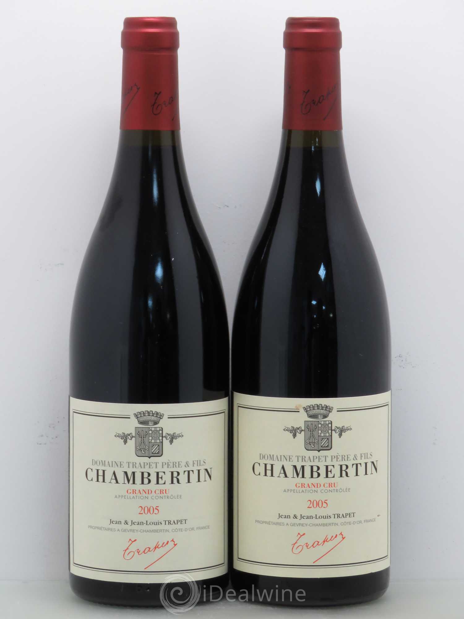Chambertin Grand Cru Domaine Trapet 2005 - Lot de 2 bouteilles - 0