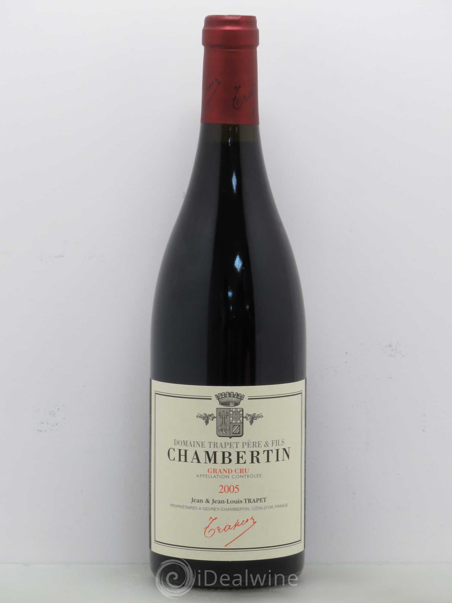 Chambertin Grand Cru Domaine Trapet 2005 - Lot de 1 bouteille - 0
