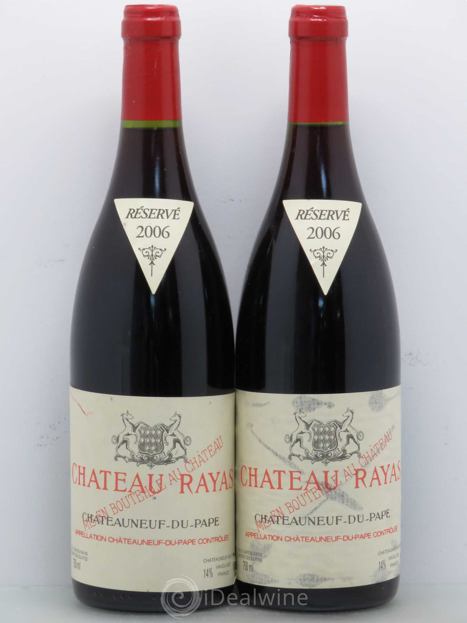 Châteauneuf-du-Pape Château Rayas Emmanuel Reynaud 2006 - Lot de 2 bouteilles - 0