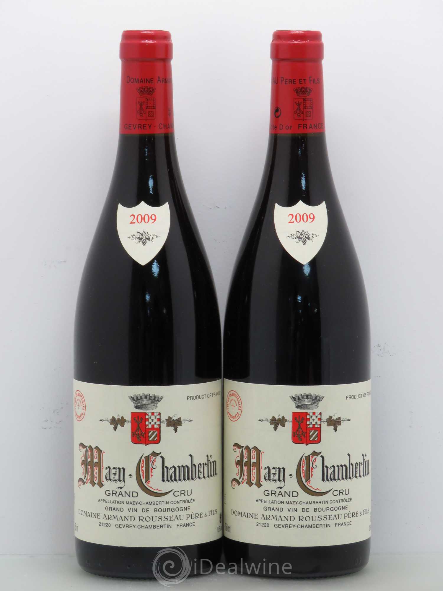 Mazis-Chambertin Grand Cru Armand Rousseau (Domaine) 2009 - Lot de 2 bouteilles - 0