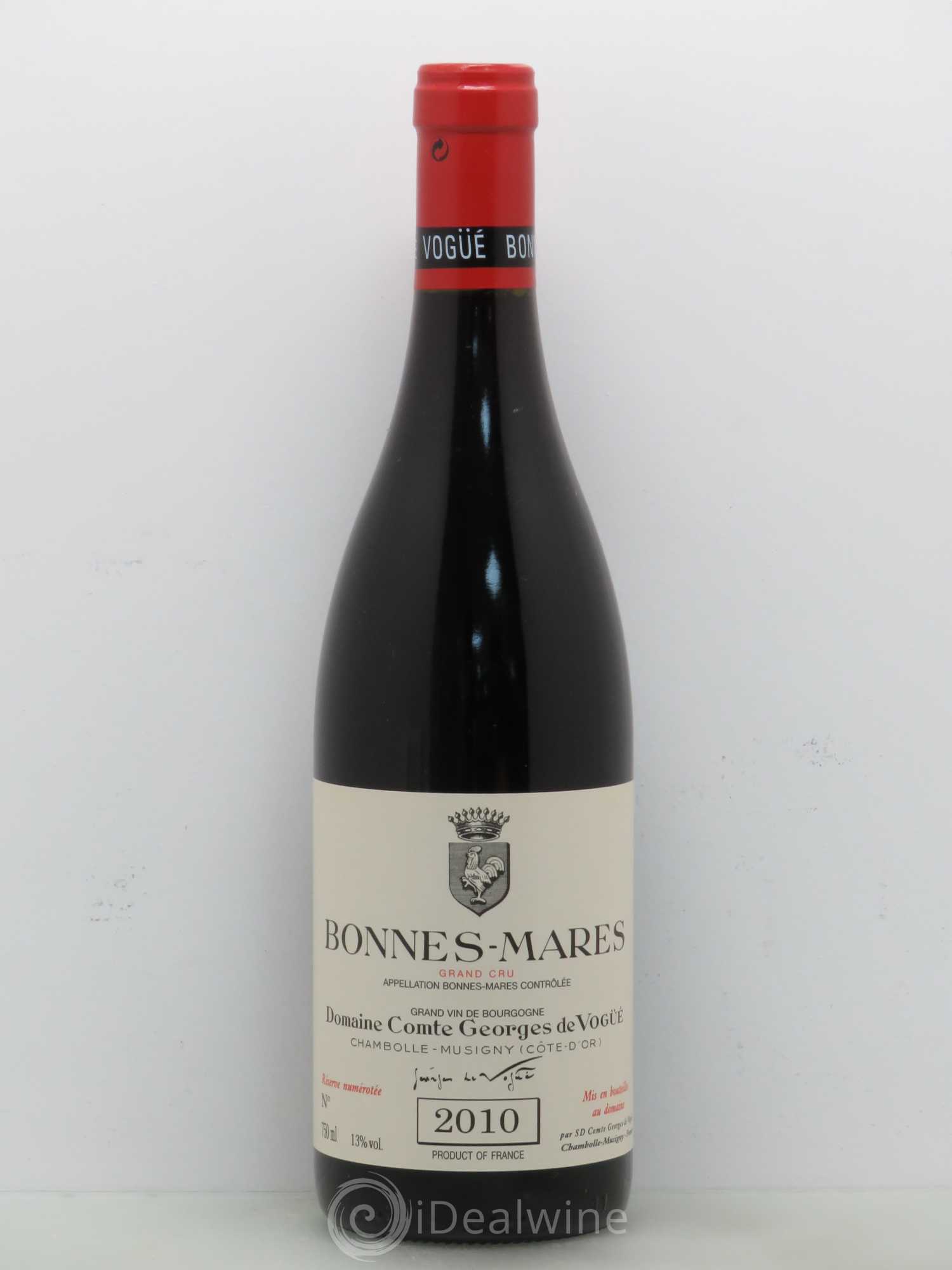 Bonnes-Mares Grand Cru Comte Georges de Vogüé 2010 - Lot de 1 bouteille - 0